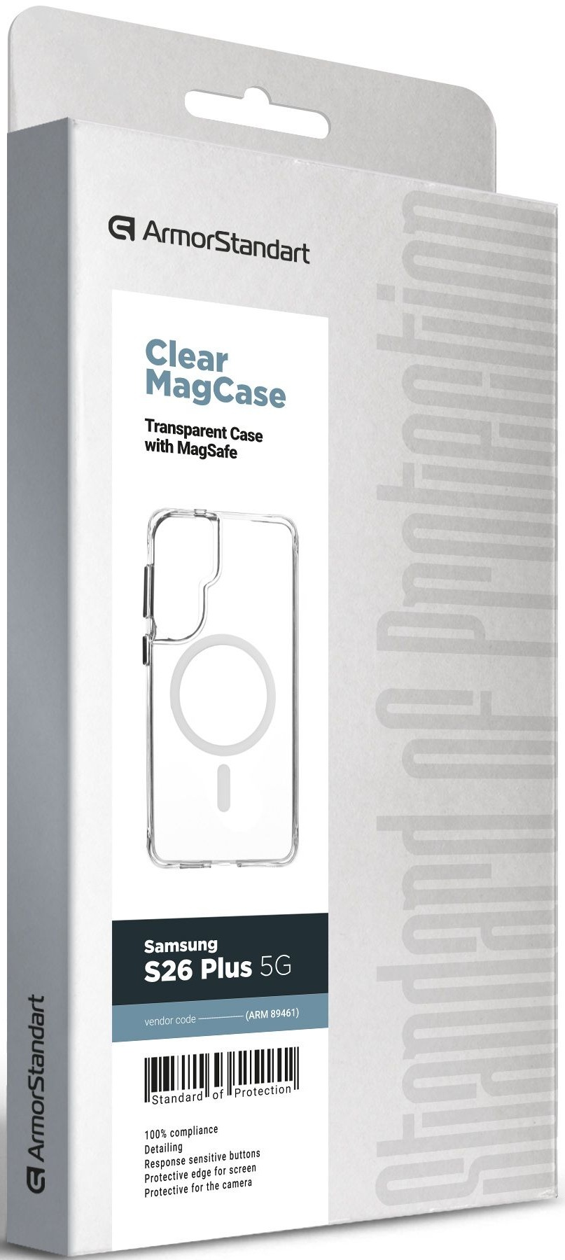 Чохол ArmorStandart Clear MagCase для Samsung S26 Plus 5G Transparent (ARM89461)фото