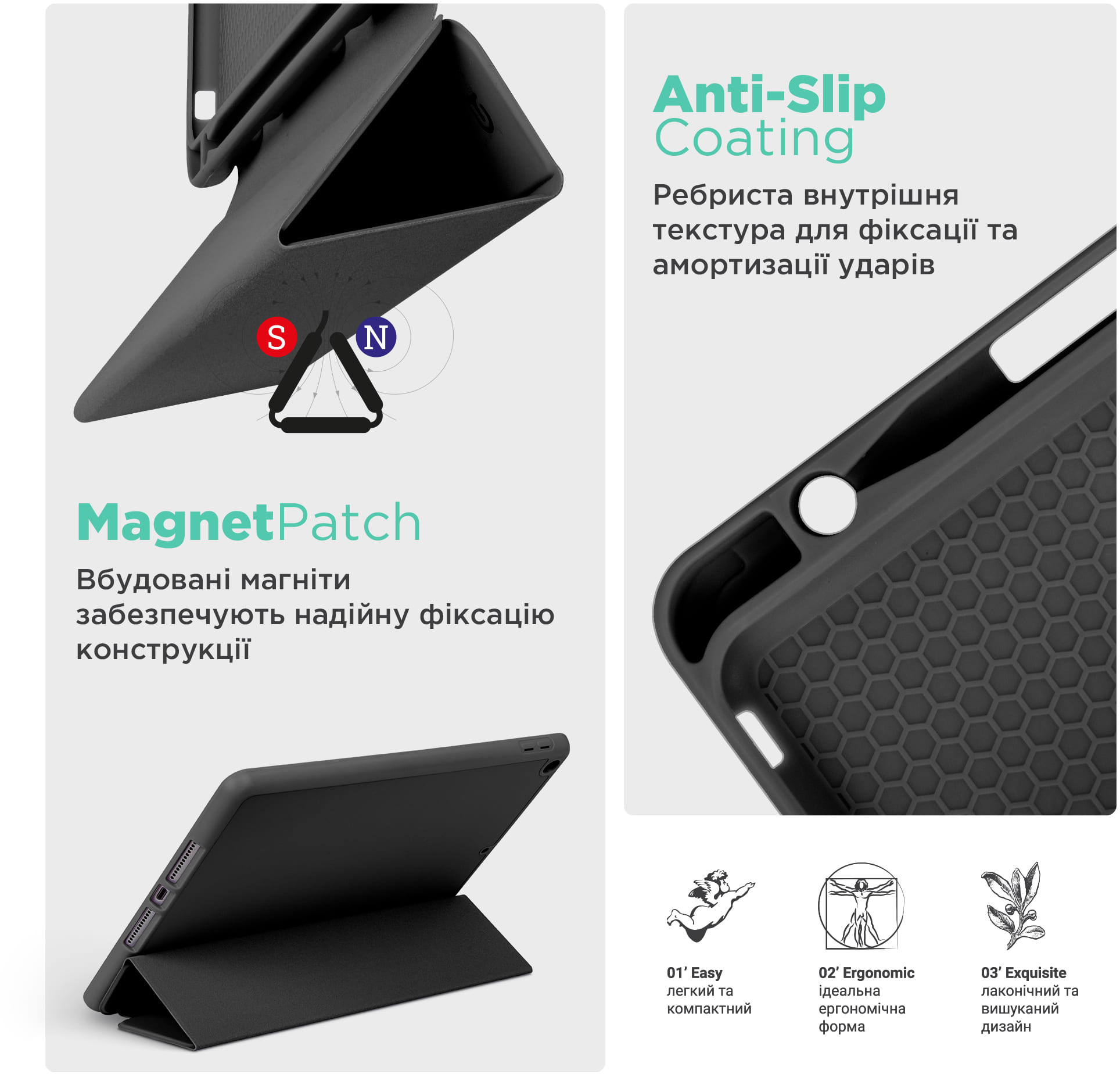Чехол ArmorStandart Smart Fold Pen для Lenovo Idea Tab Pro Black (ARM85075) фото 7