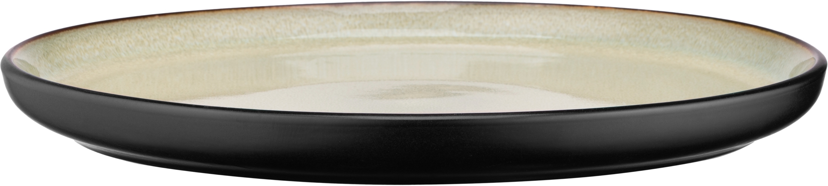 Набір обідніх тарілок ARDESTO Bolzano, 26.6см, чорно-зелений, 6шт (AR2927BM-BOX)фото