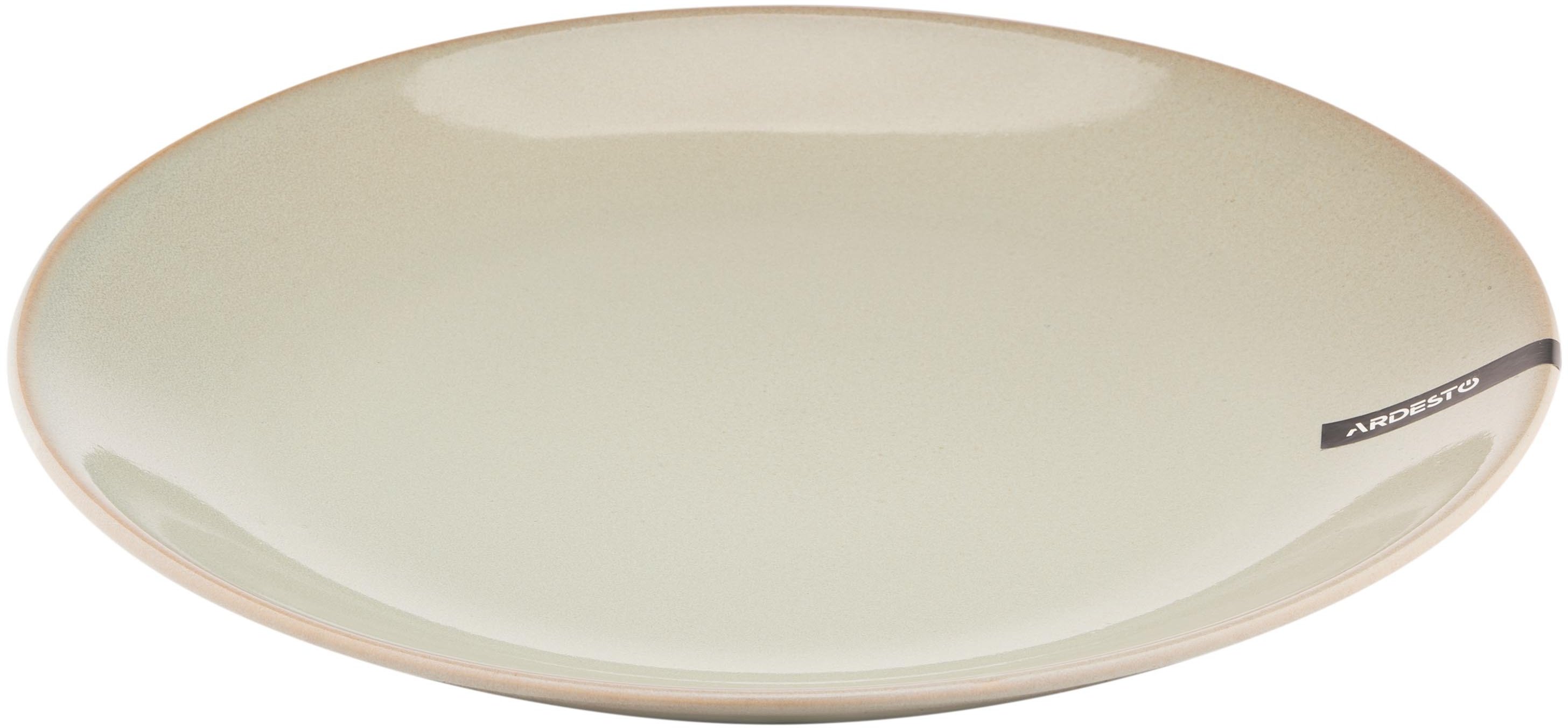 Набір обідніх тарілок ARDESTO Lecco, 27 см, сірий, кераміка, 6шт (AR2927LRG-BOX)фото