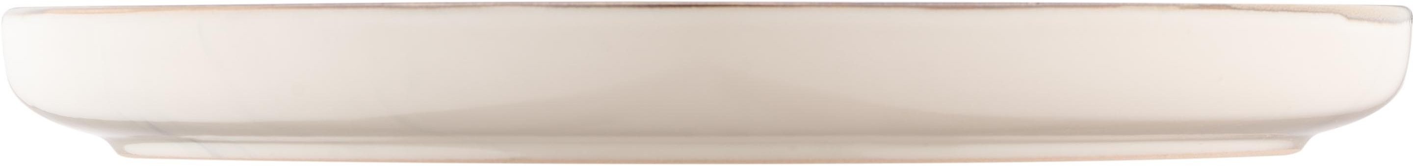 Набір обідніх тарілок ARDESTO Marmo, 27 см, бежевий, кераміка, 6шт (AR2927MRB-BOX)фото