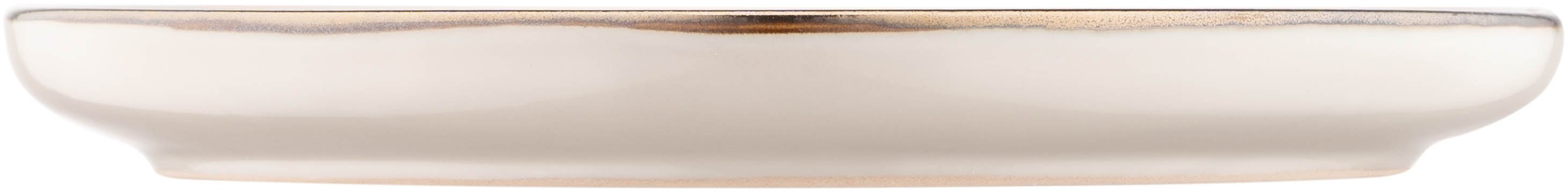 Набір десертних тарілок ARDESTO Marmo, 19 см, бежевий, кераміка, 6шт (AR2919MRB-BOX)фото