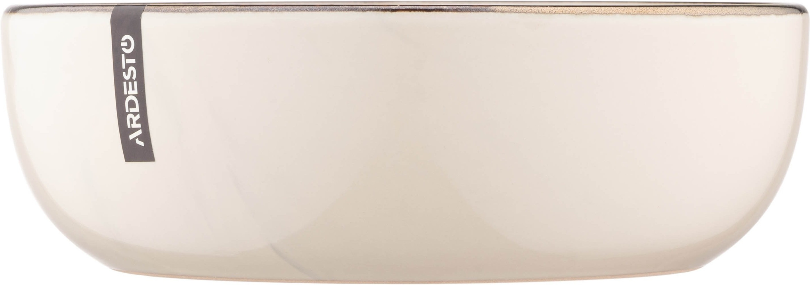 Набір супових тарілок ARDESTO Marmo, 19 см, бежевий, кераміка, 6шт (AR2919MRBS-BOX)фото