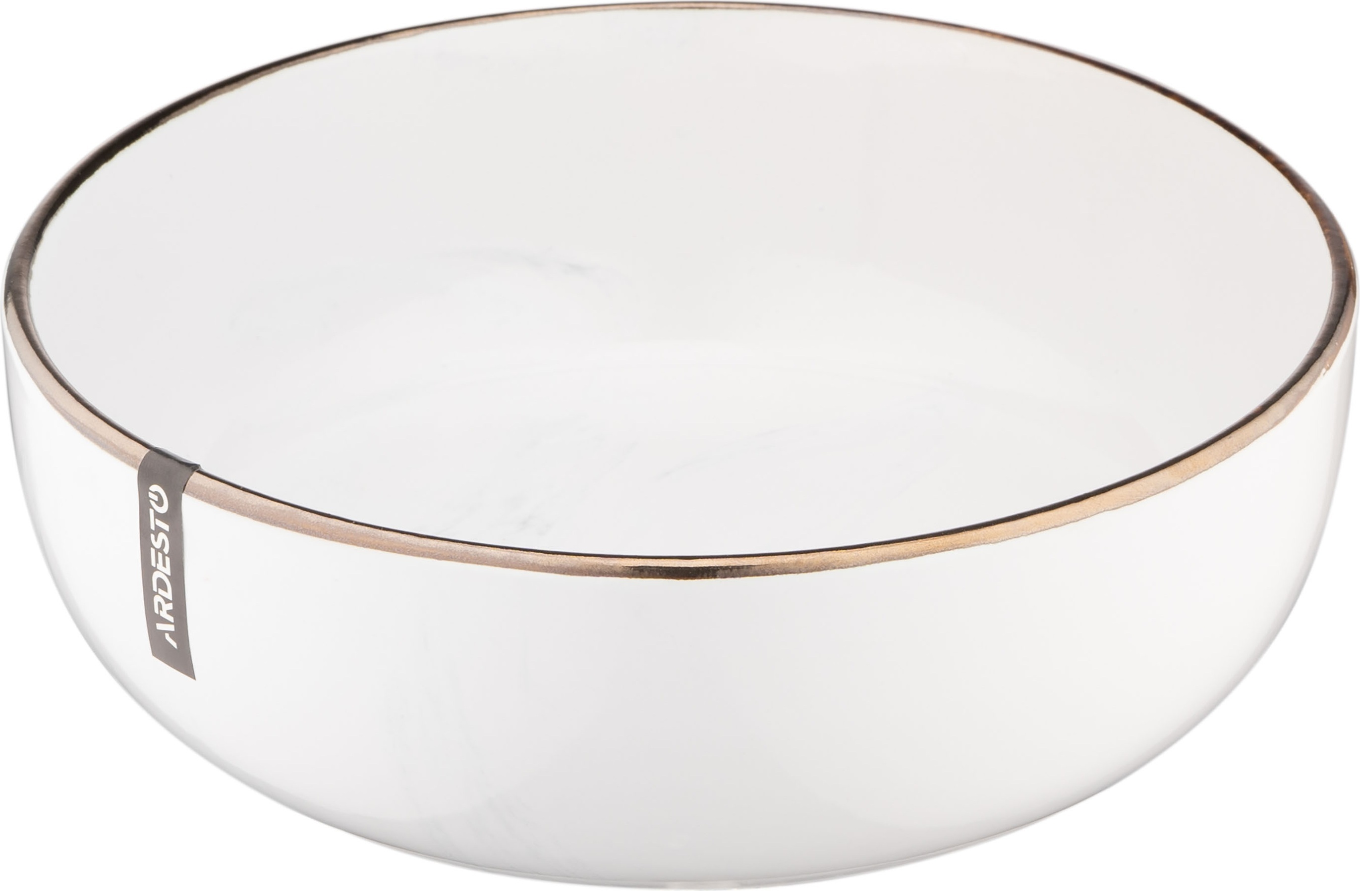 Набір супових тарілок ARDESTO Marmo, 19 см, білий, 6шт (AR2919MRBW-BOX)фото