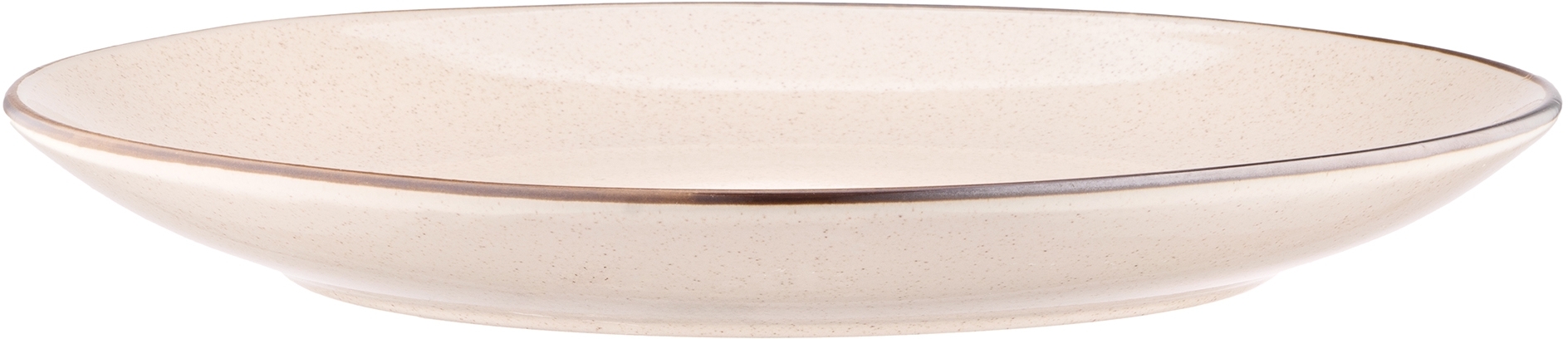 Набор тарелок обеденных ARDESTO Emilia, 27.5см, бежевый, 6шт (AR0726EBG-BOX) фото 