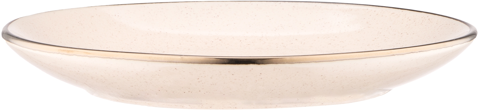 Набір десертних тарілок ARDESTO Emilia, 20см, бежевий, 6шт (AR0719EBG-BOX)фото