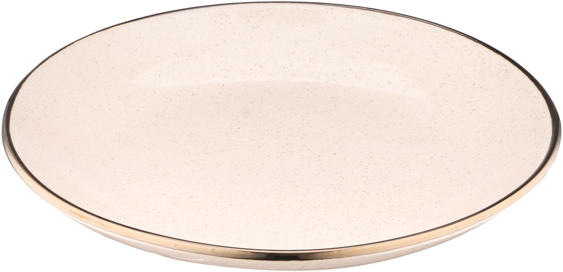 Набір десертних тарілок ARDESTO Emilia, 20см, бежевий, 6шт (AR0719EBG-BOX)фото