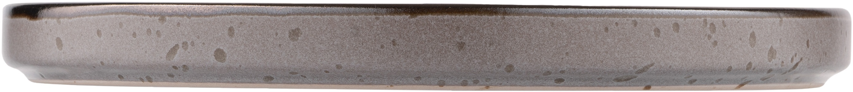 Набір десертних тарілок ARDESTO Fasano, 19.6см, сіро-коричневий, 6шт (AR0419GB-BOX)фото