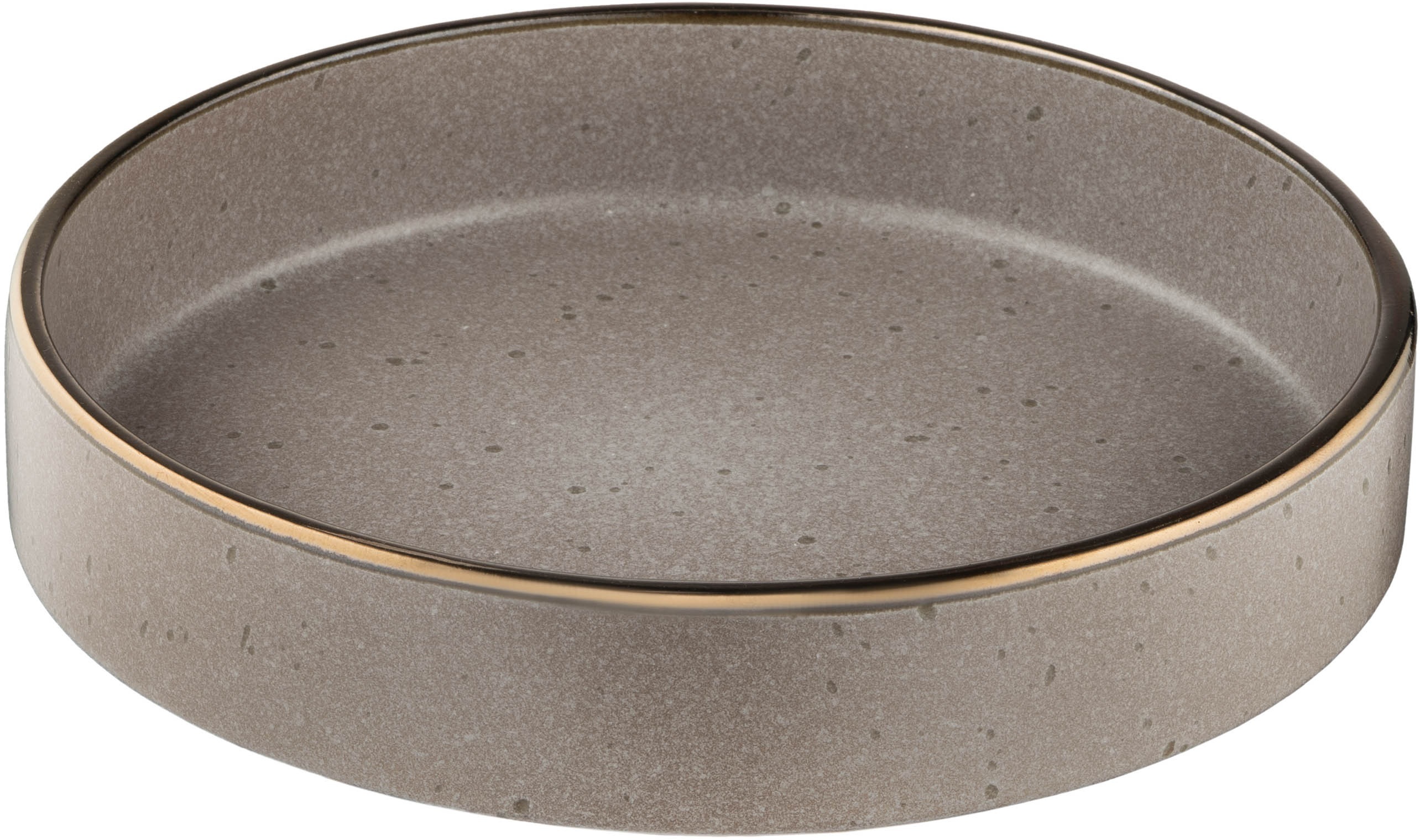 Набір супових тарілок ARDESTO Fasano, 850мл, 20см, сіро-коричневий, 6шт (AR0420GB-BOX)фото