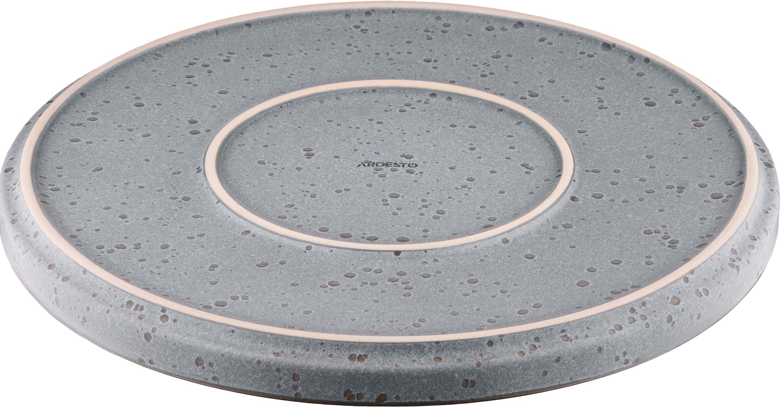 Набір обідніх тарілок ARDESTO Fasano, 26см, сірий, 6шт (AR0226FG-BOX)фото