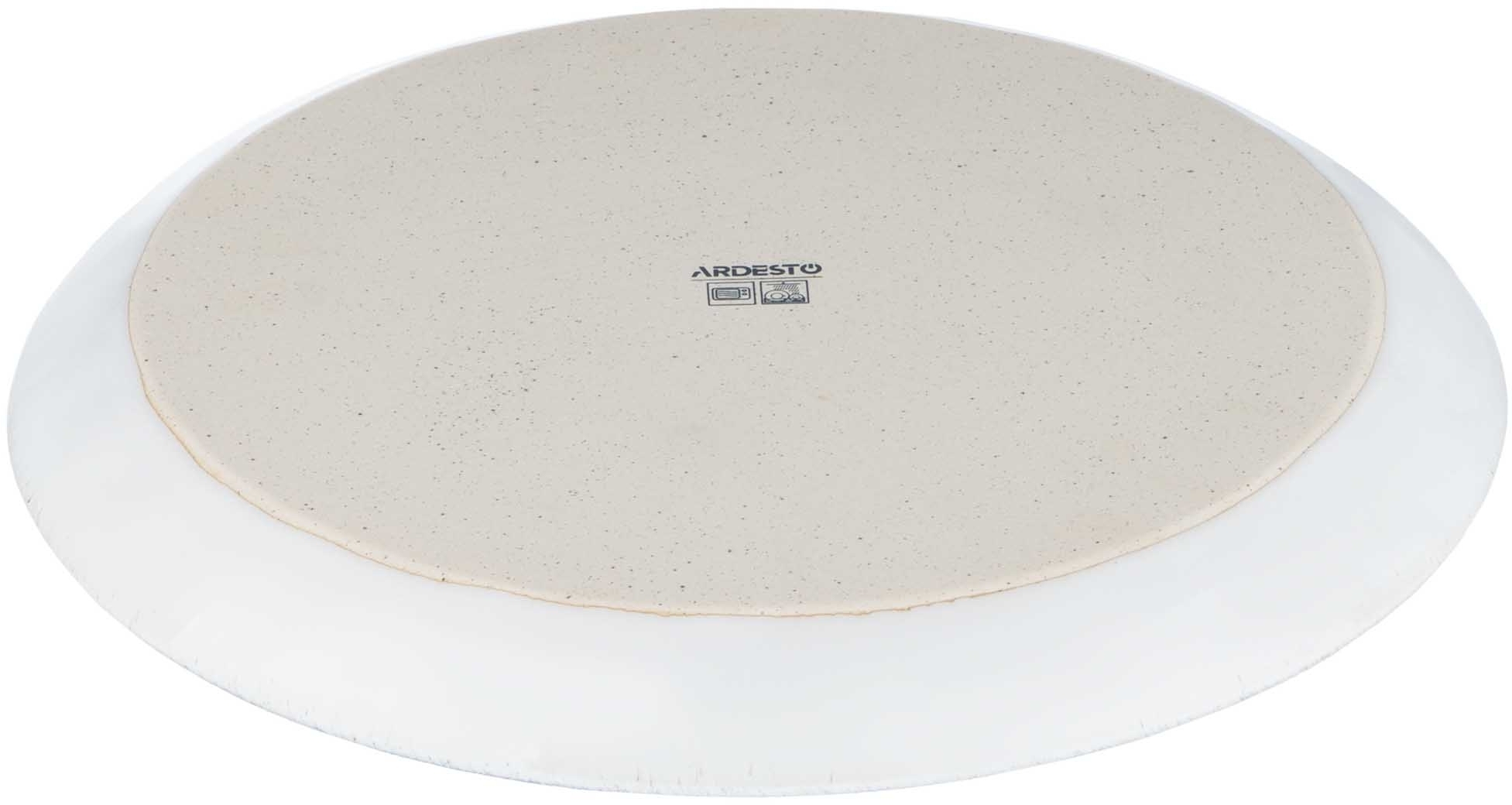 Набір обідніх тарілок ARDESTO Daiano, 28см, сірий, 6шт (AR1728DG-BOX)фото