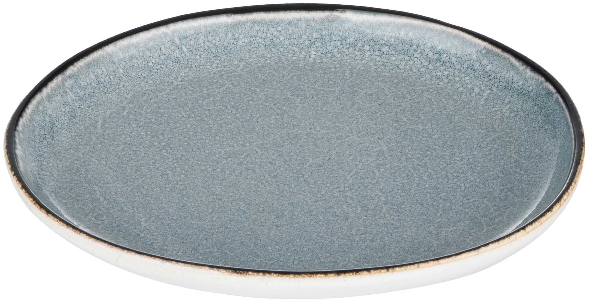 Набір десертних тарілок ARDESTO Daiano, 19см, сірий, 6шт (AR1719DG-BOX)фото