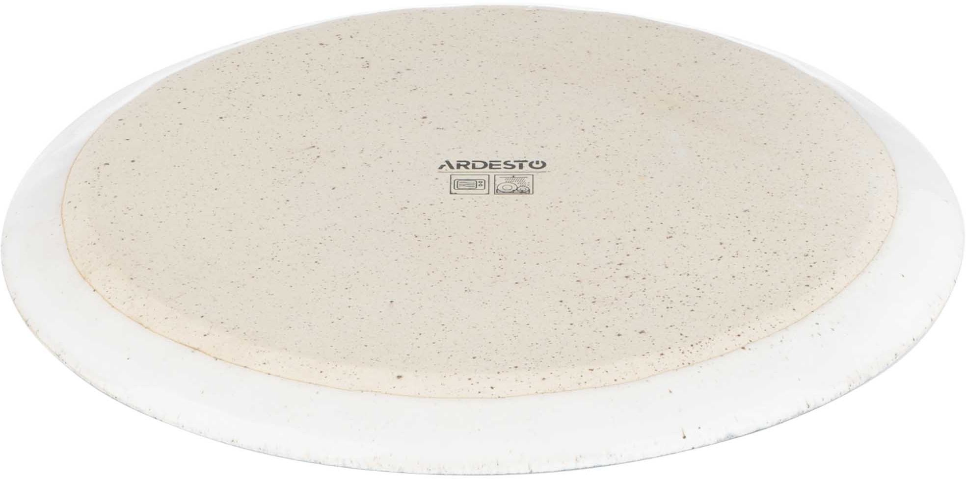 Набір десертних тарілок ARDESTO Daiano, 19см, сірий, 6шт (AR1719DG-BOX)фото