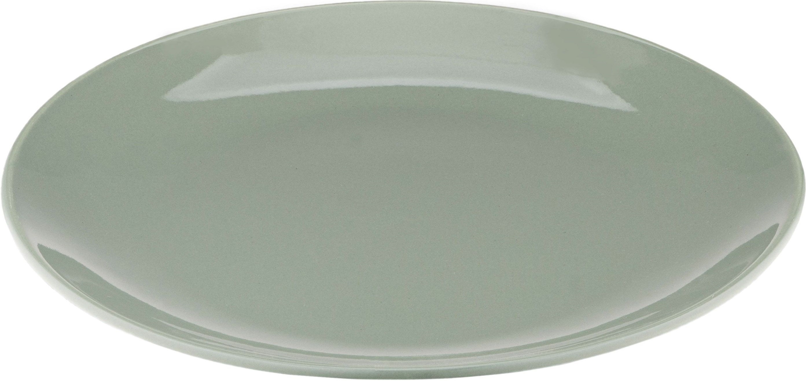 Набір обідніх тарілок ARDESTO Capri, 26.8см, зелений, 6шт (AR0527CG-BOX)фото