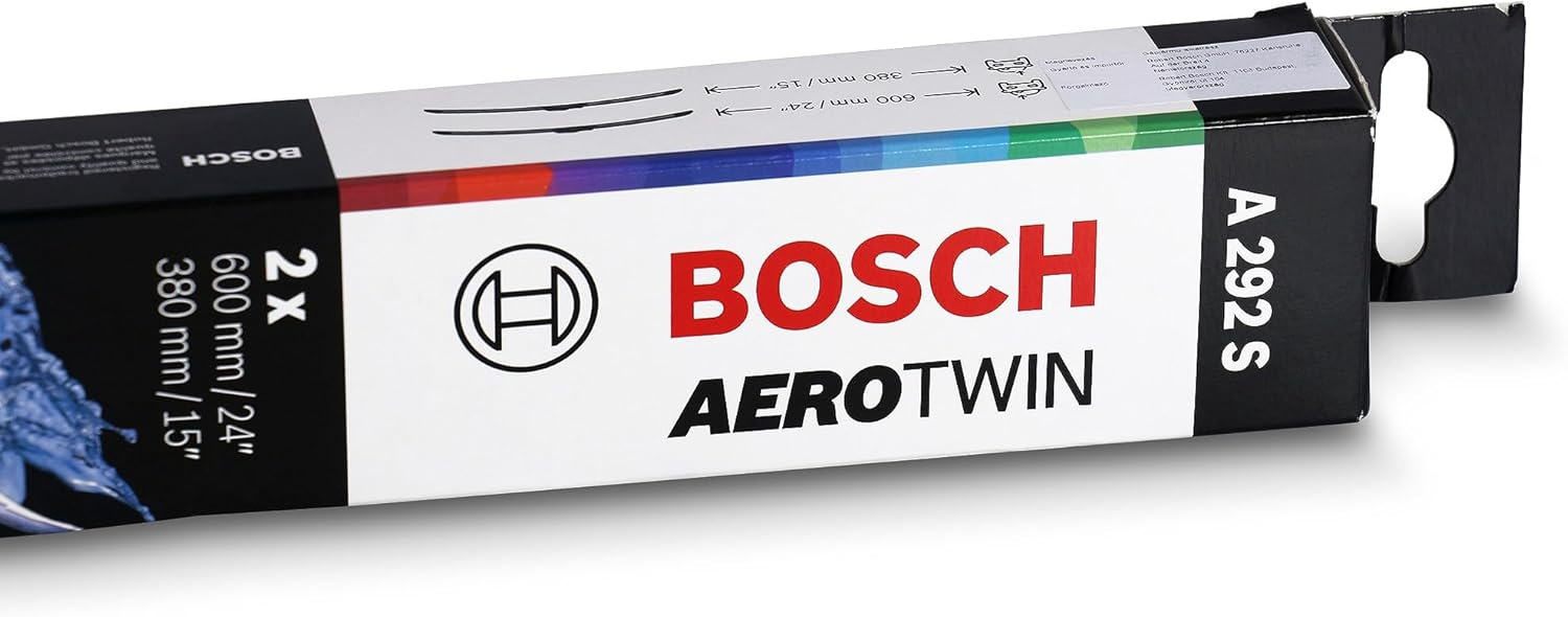 Комплект щеток стеклоочистителя Bosch Aerotwin бескаркасный 600/380мм (3 397 007 292) фото 