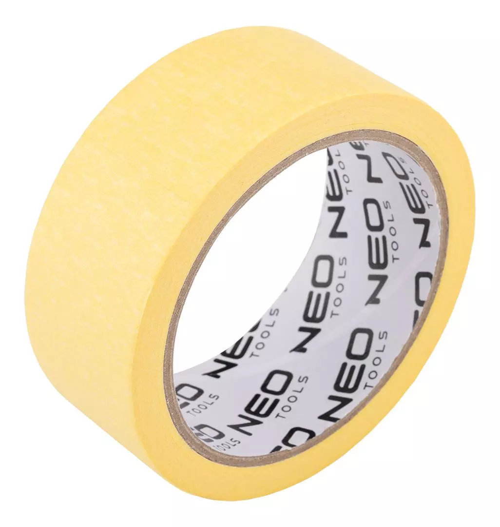 Стрічка малярна Neo Tools, 25мх38мм, жовтийфото