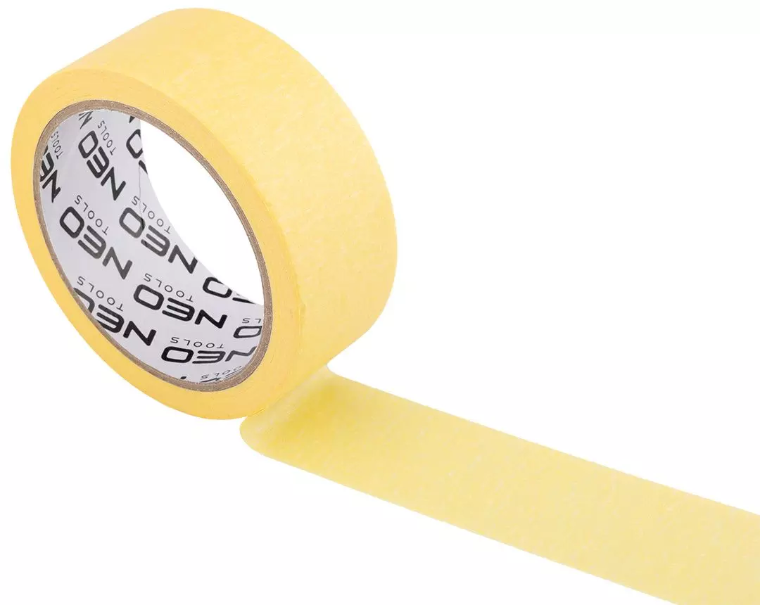 Стрічка малярна Neo Tools, 25мх38мм, жовтийфото
