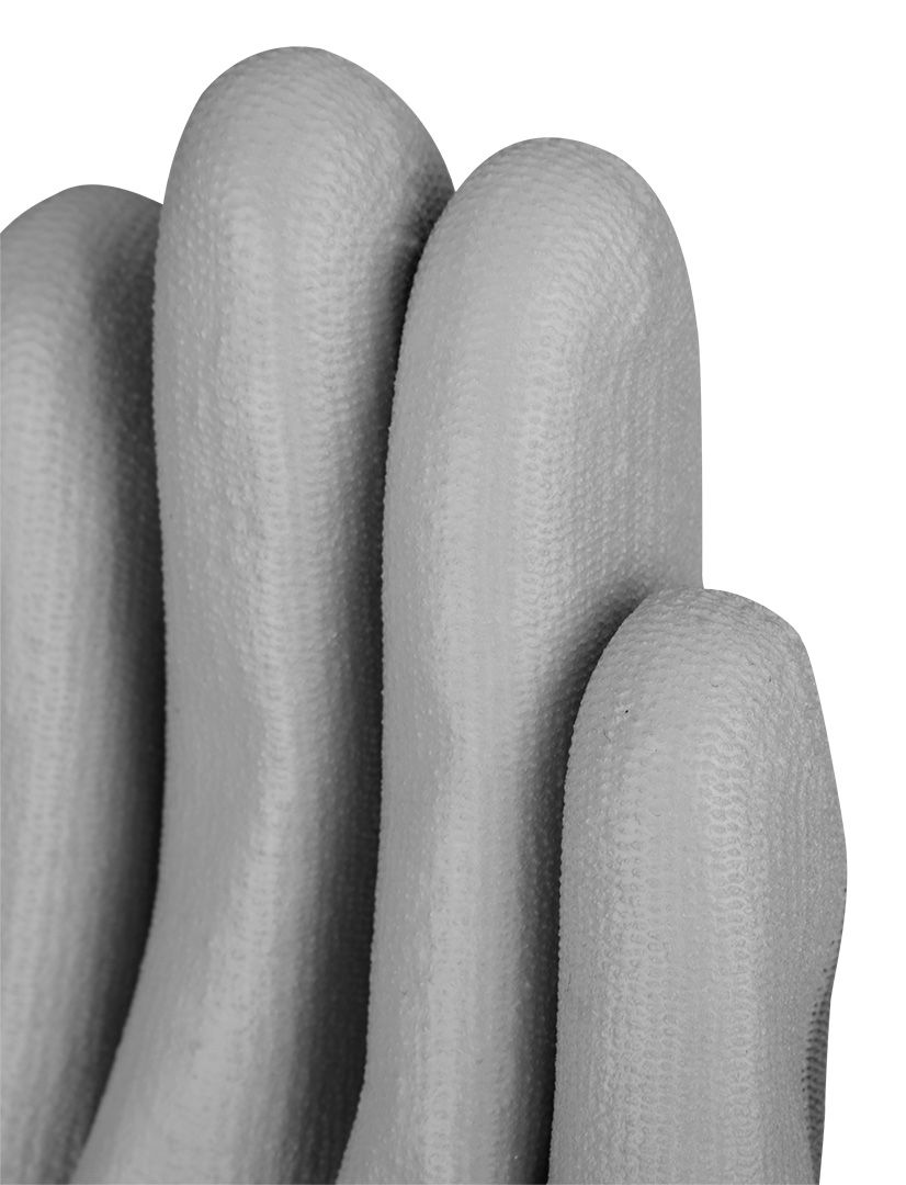 Рукавички робочі Neo Tools поліестер з поліуретановим покриттям, р.8, сірий 12штфото