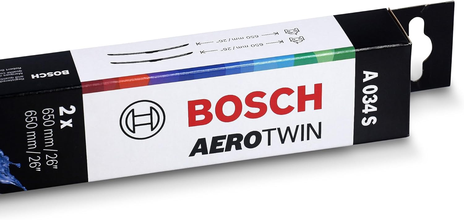 Комплект щеток стеклоочистителя Bosch Aerotwin бескаркасный 650/650мм (3 397 009 034) фото 