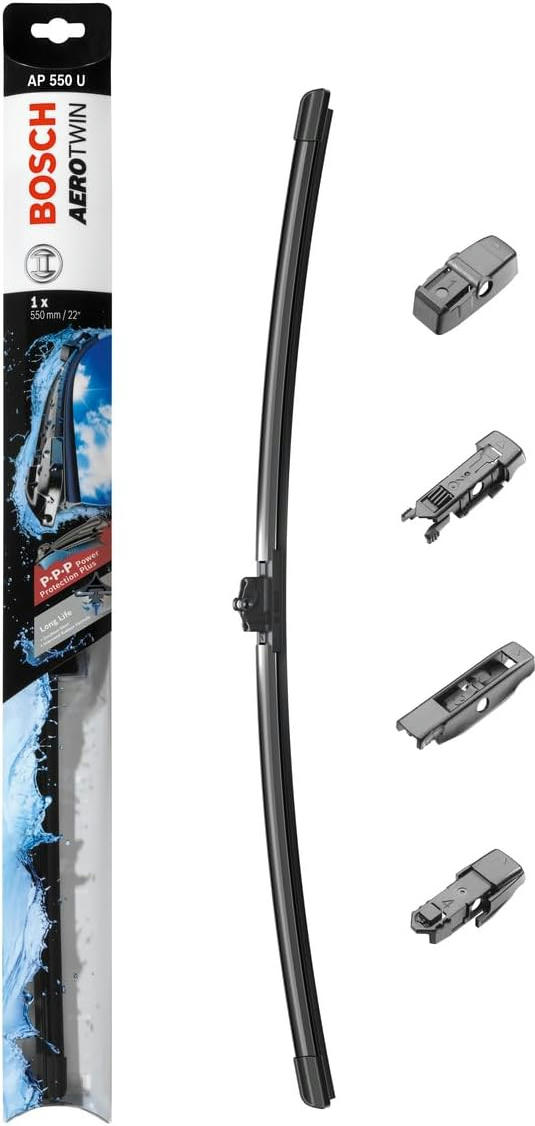 Комплект щеток стеклоочистителя Bosch Aerotwin Plus бескаркасный 550мм (3 397 006 949) фото 