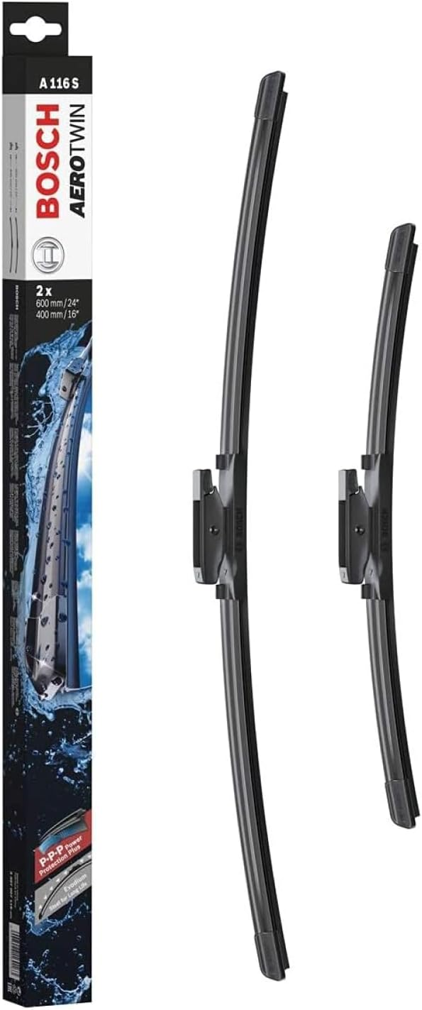 Комплект щеток стеклоочистителя Bosch Aerotwin бескаркасный 600/400мм(3 397 007 116) фото 