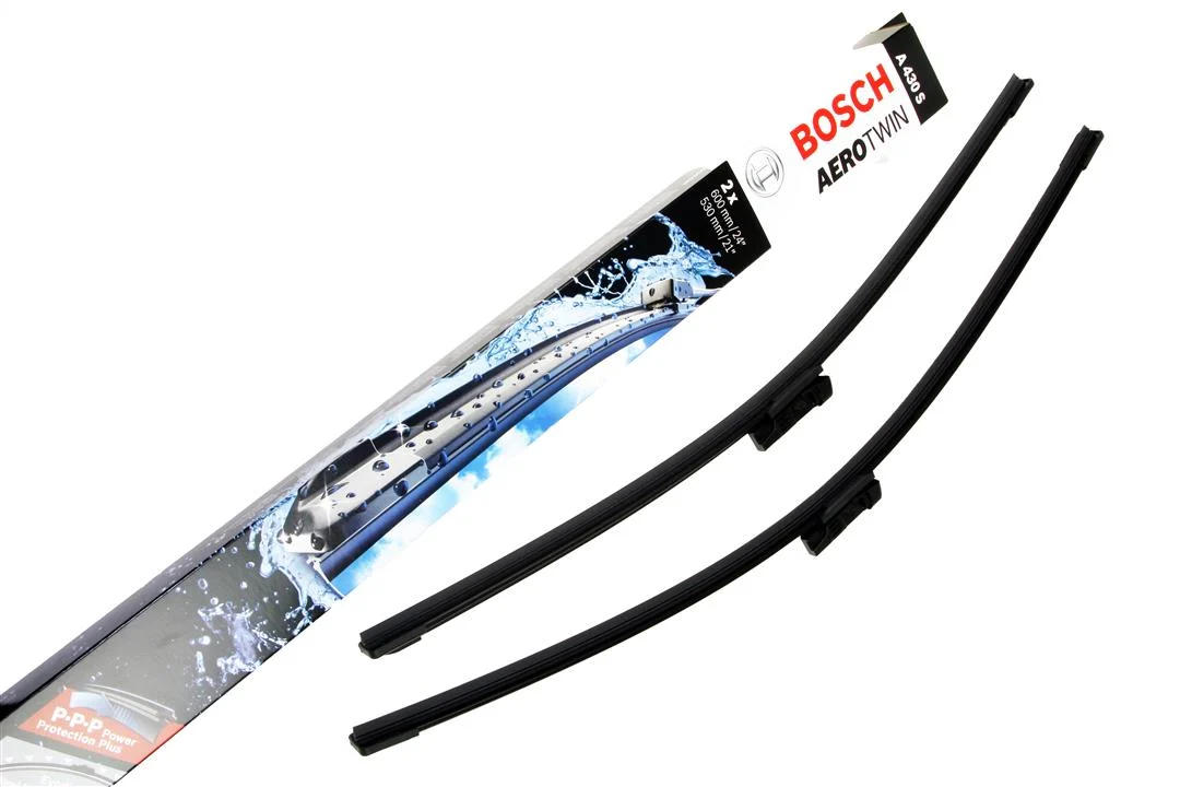 Комплект щеток стеклоочистителя Bosch Aerotwin бескаркасный 600/530мм(3 397 007 430) фото 