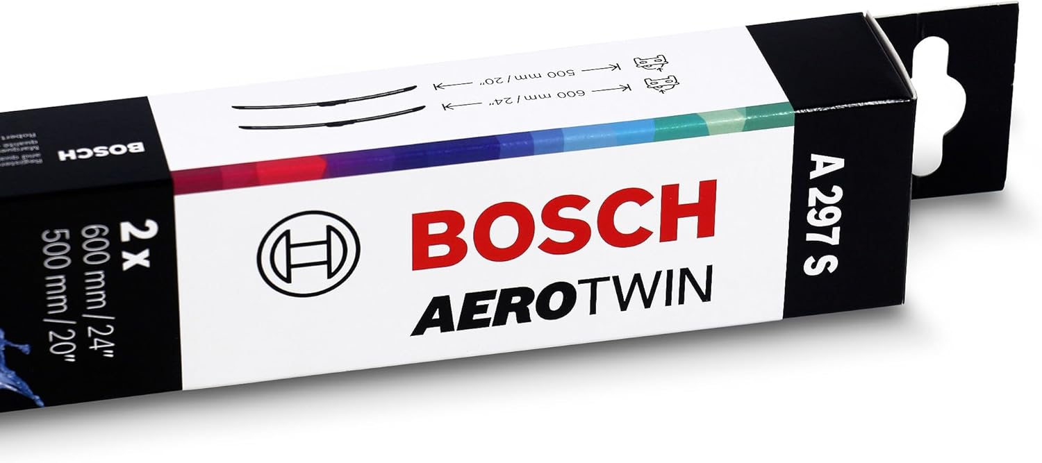Комплект щеток стеклоочистителя Bosch Aerotwin бескаркасный 600/500мм (3 397 007 297) фото 