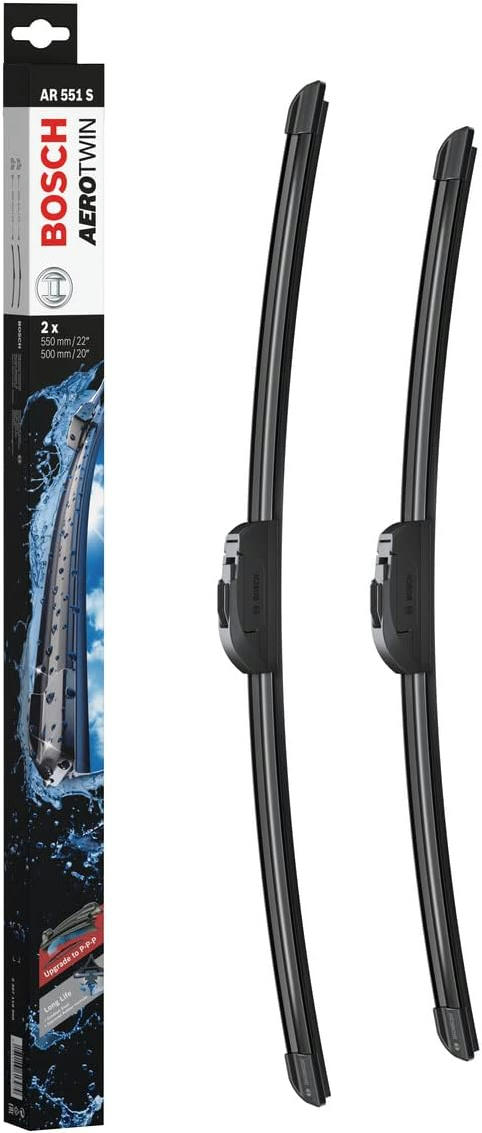 Комплект щеток стеклоочистителя Bosch Aerotwin бескаркасный 550/500мм (3 397 118 905) фото 