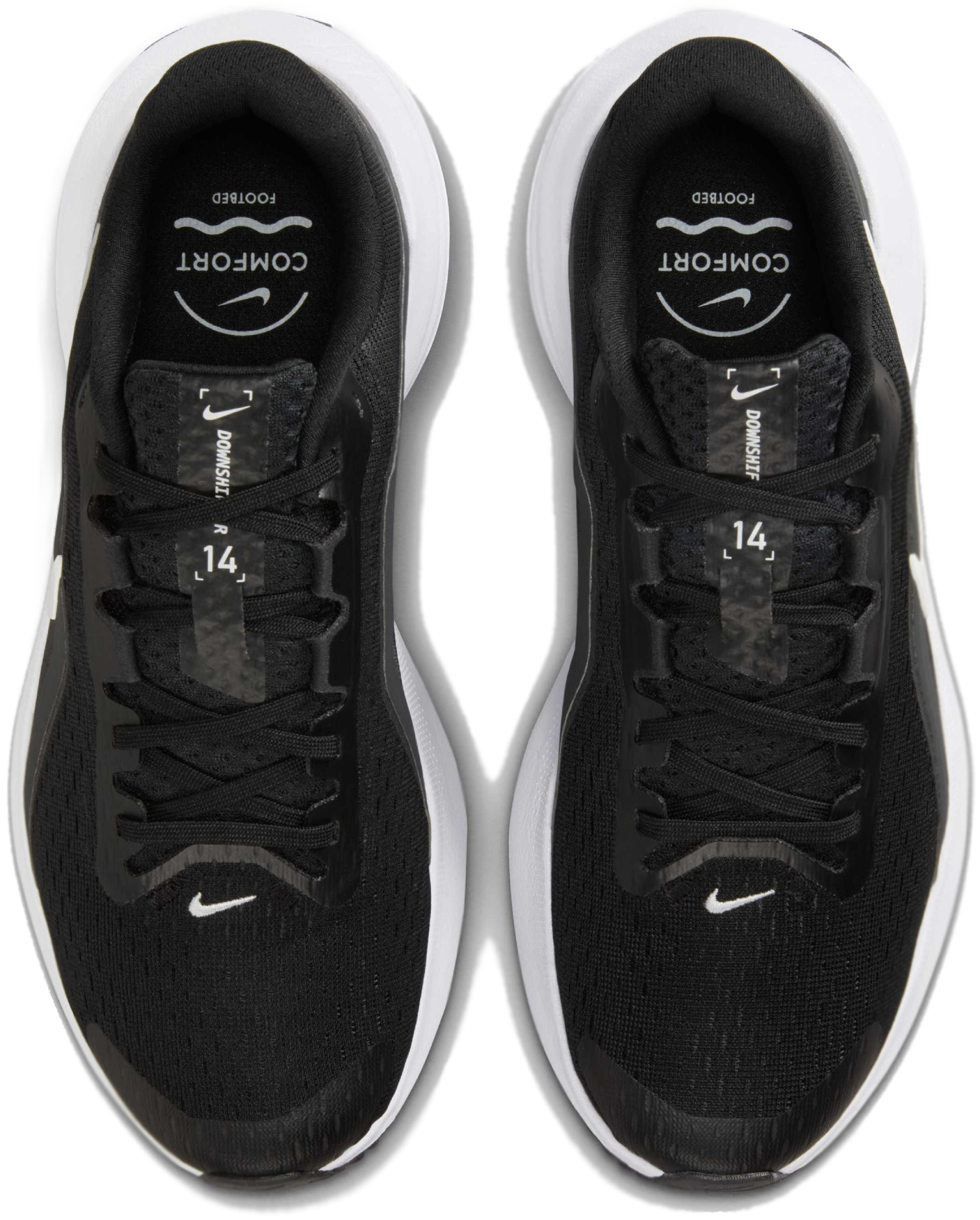 Кроссовки женские NIKE W Downshifter 14 IB1899-002 38 (7 US) черные/белые фото 