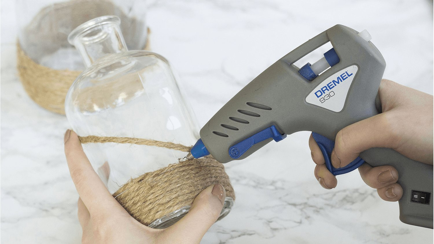 Пистолет клеевой Dremel GlueGun 930, стержни 7мм, 105-165 град. фото 