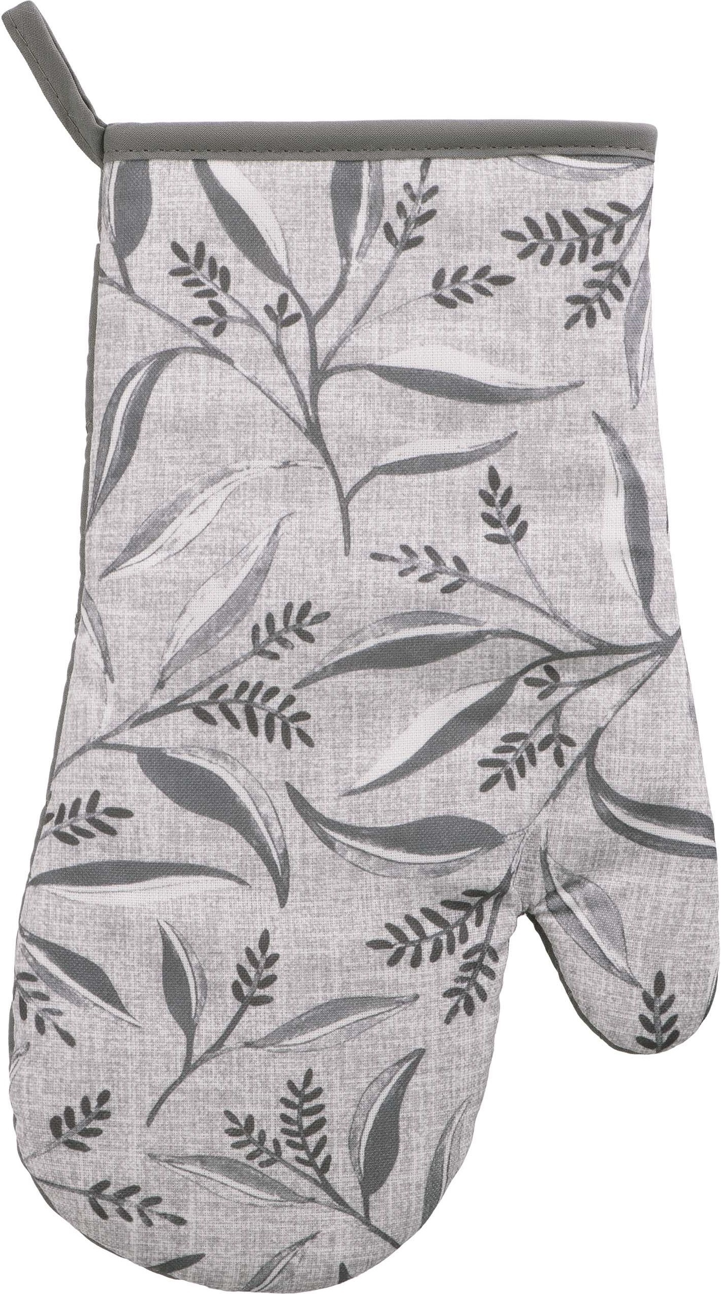 Набір прихваток ARDESTO Grey leaves 18х20см, 18х30см, сірий (ART14GL)фото5