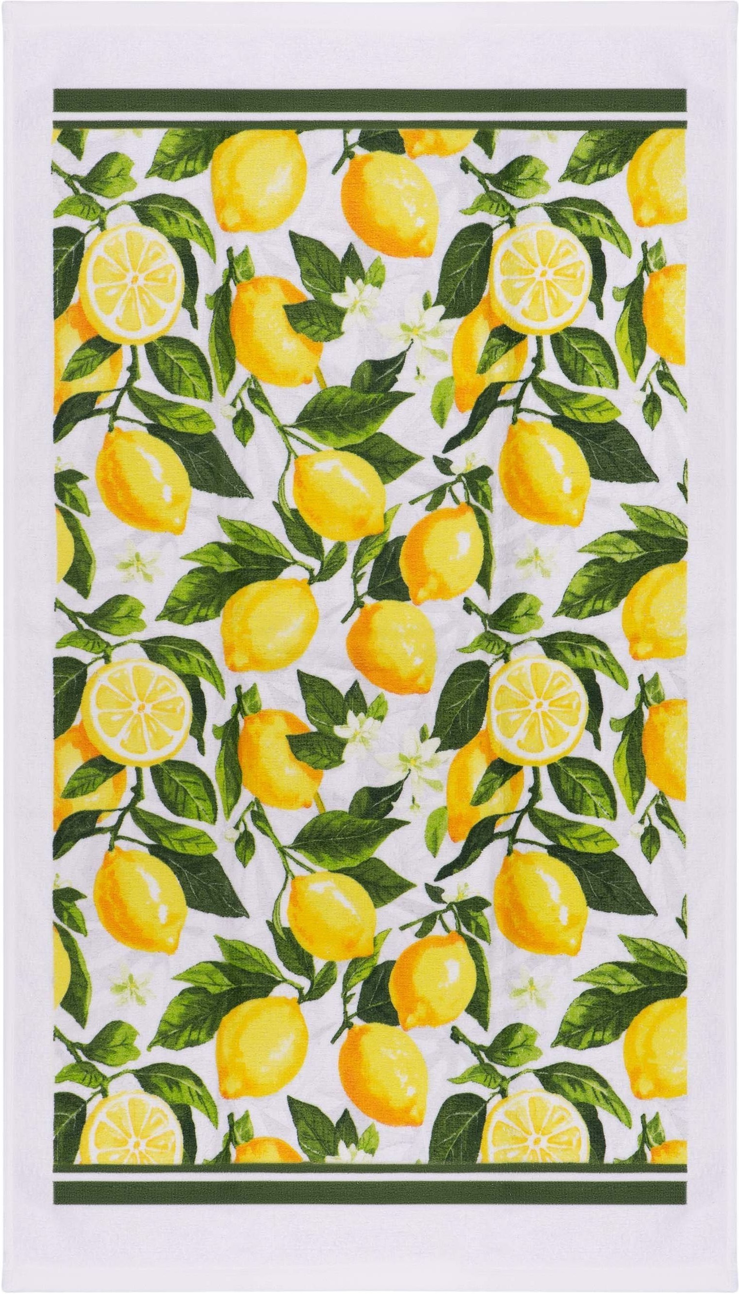 Набор полотенечек для кухни ARDESTO Sicilian lemons 38х63см, 2шт, зеленый (ART3863LM) фото 3