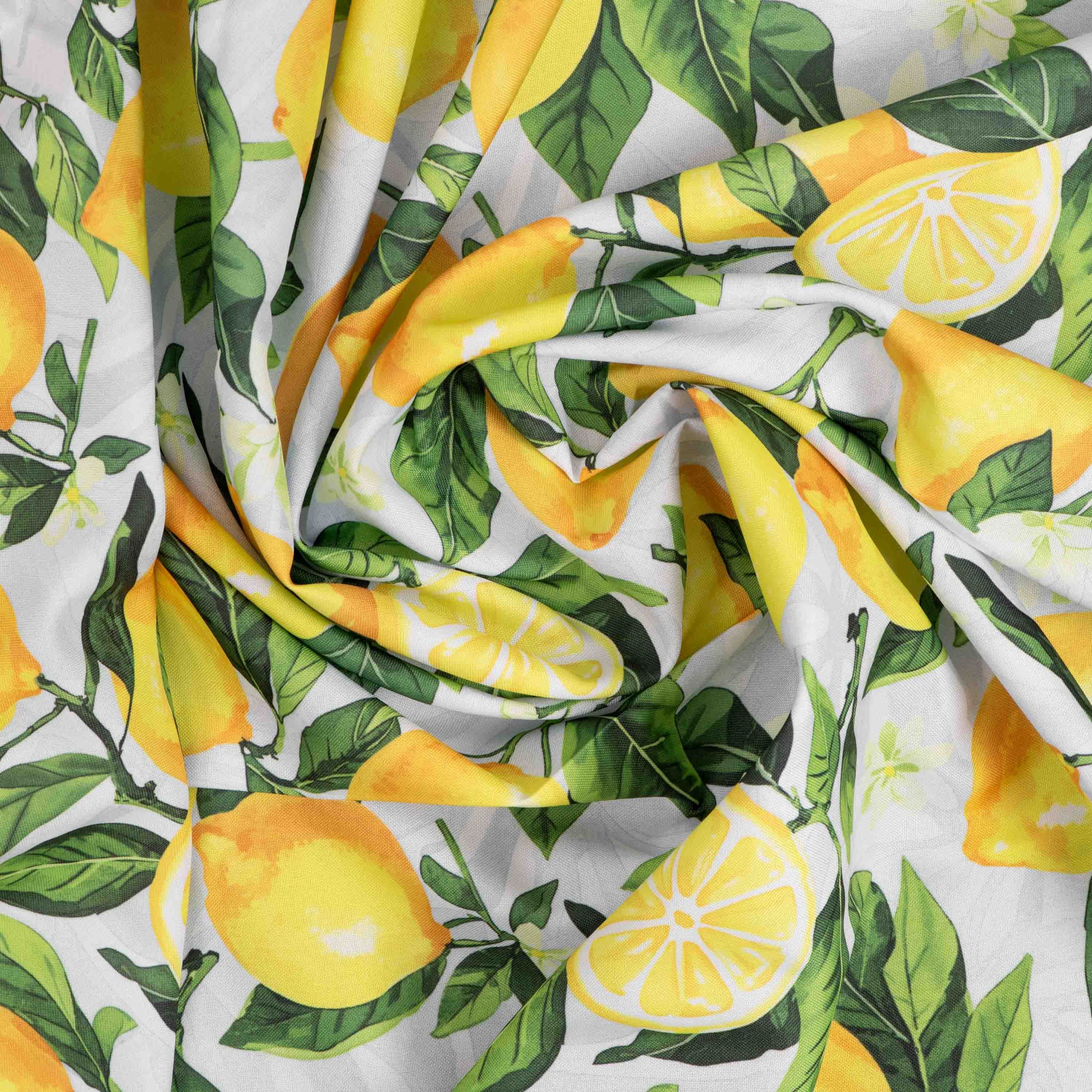 Скатерть ARDESTO Sicilian lemons 120х140см, зеленый (ART07LM) фото4