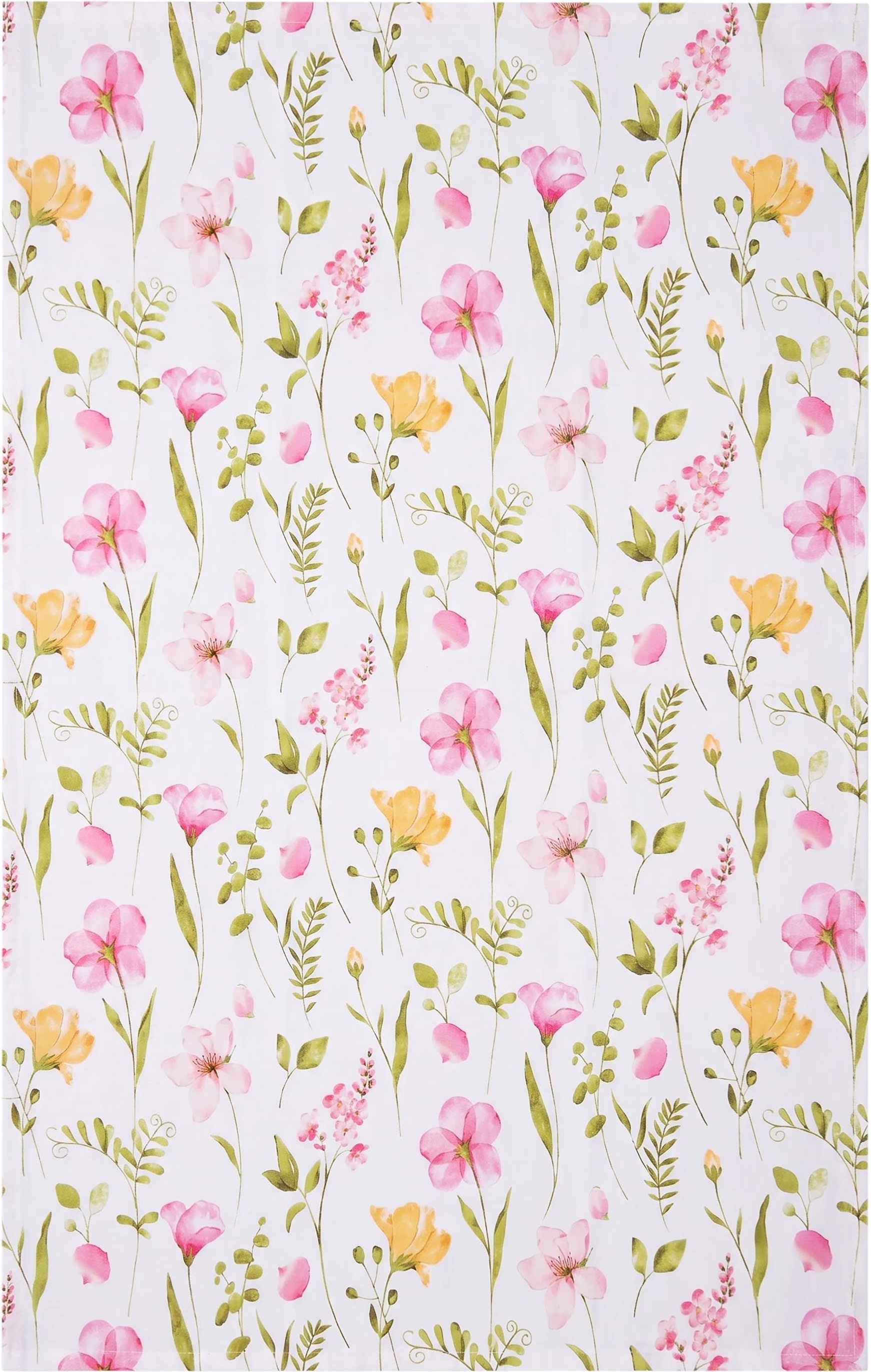 Полотенце для кухни ARDESTO Spring flowers 50x68см, белый (ART16FL) фото