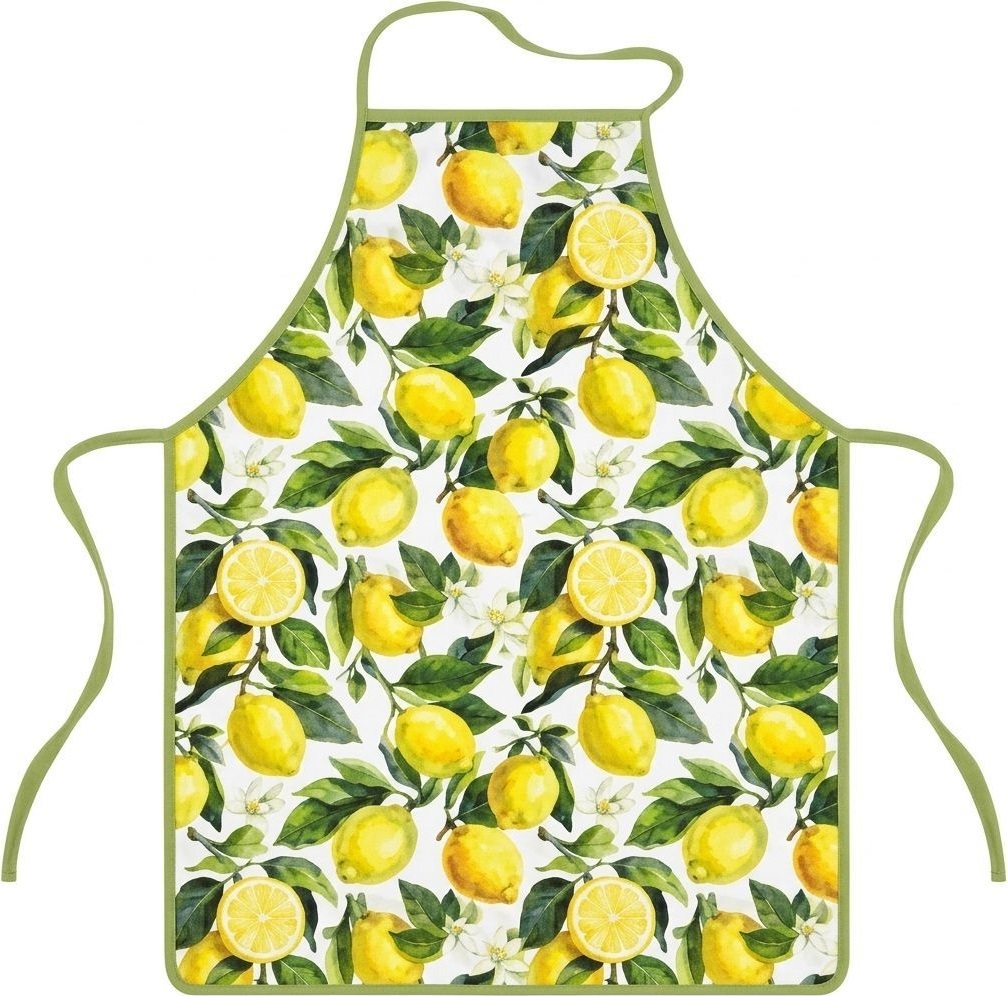 Фартук ARDESTO Sicilian lemons 60х80см, зеленый (ART12LM) фото 