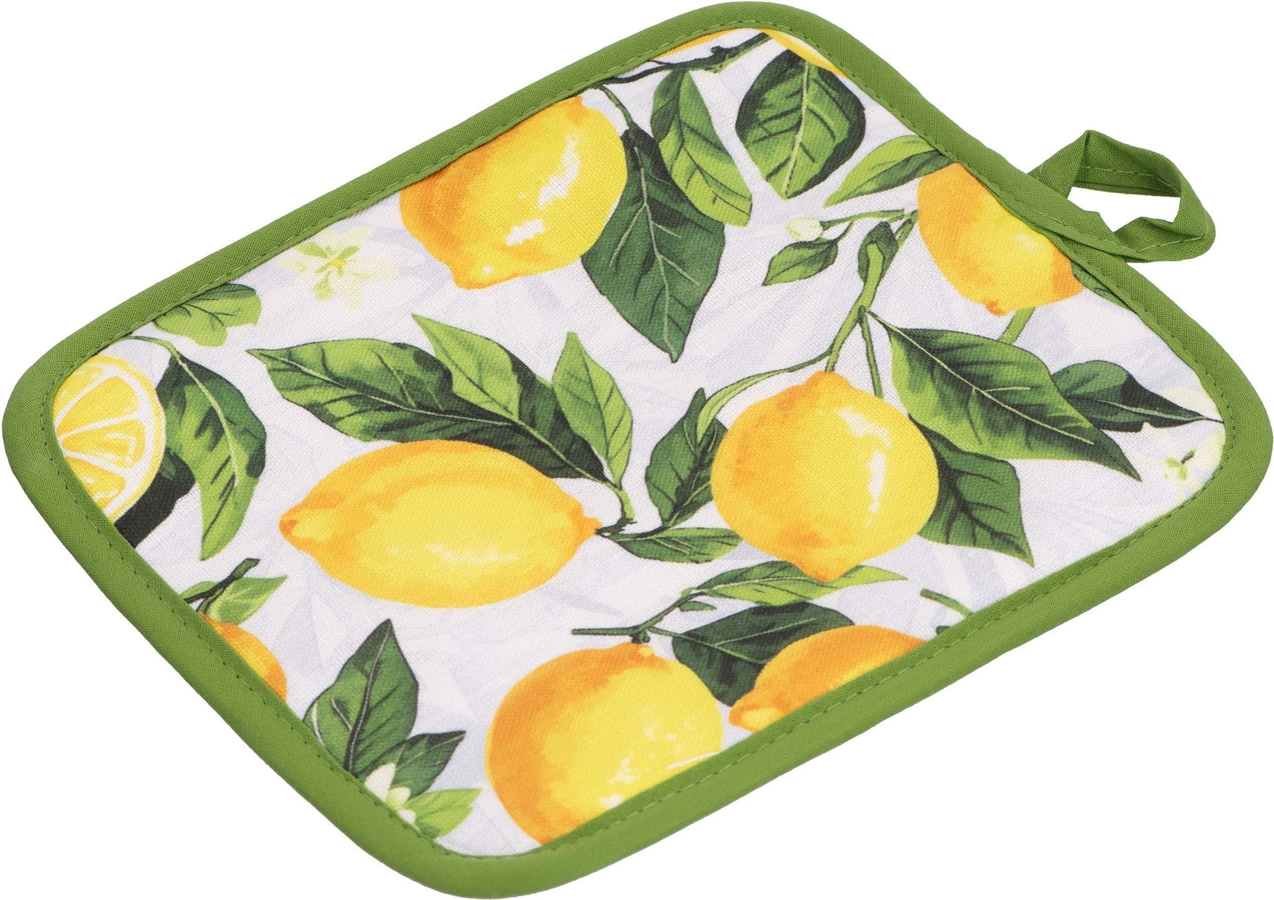 Прихватка ARDESTO Sicilian lemons 18х20см, зеленый (ART04LM) фото 4