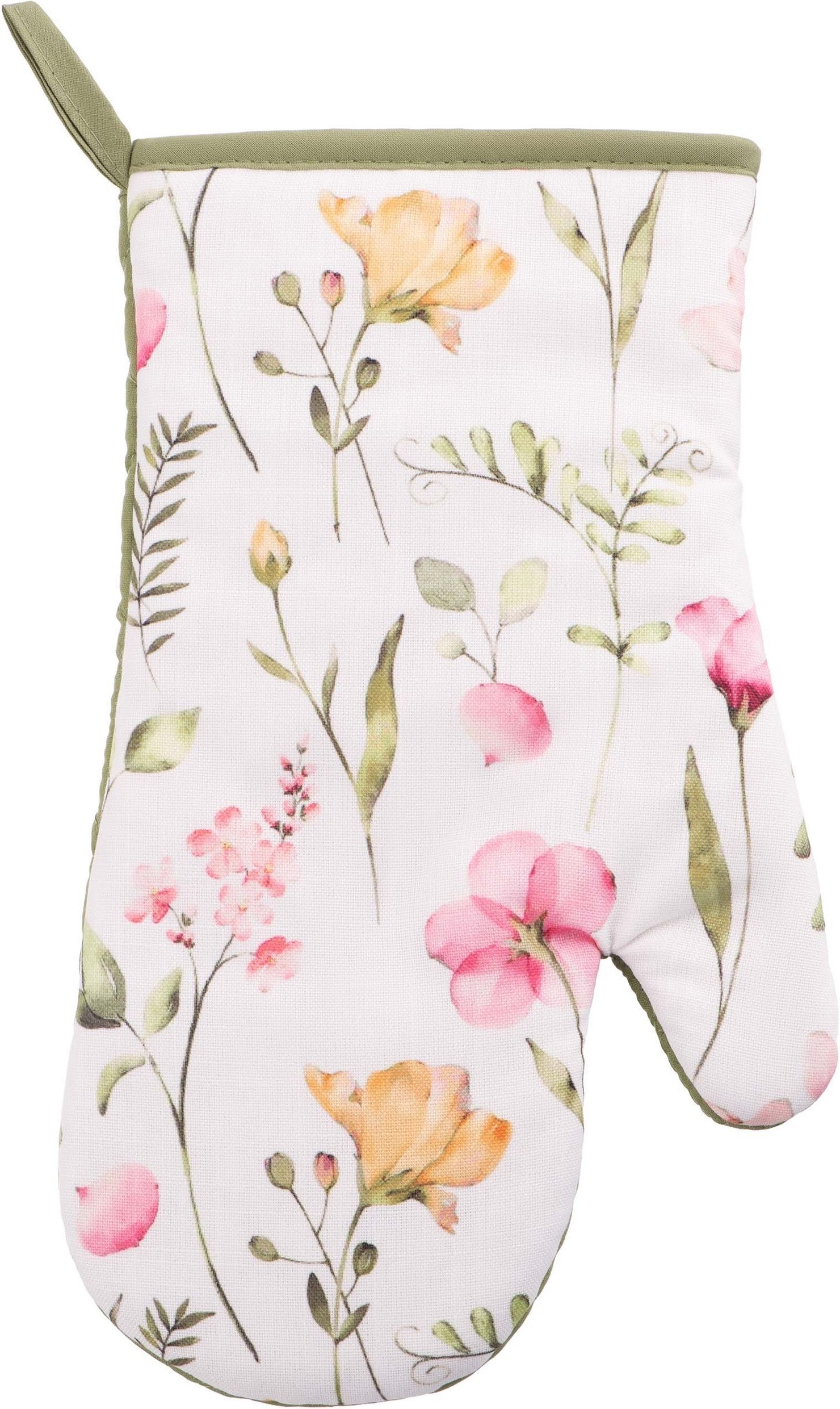 Рукавичка ARDESTO Spring flowers 18х30см, білий (ART05FL)фото2