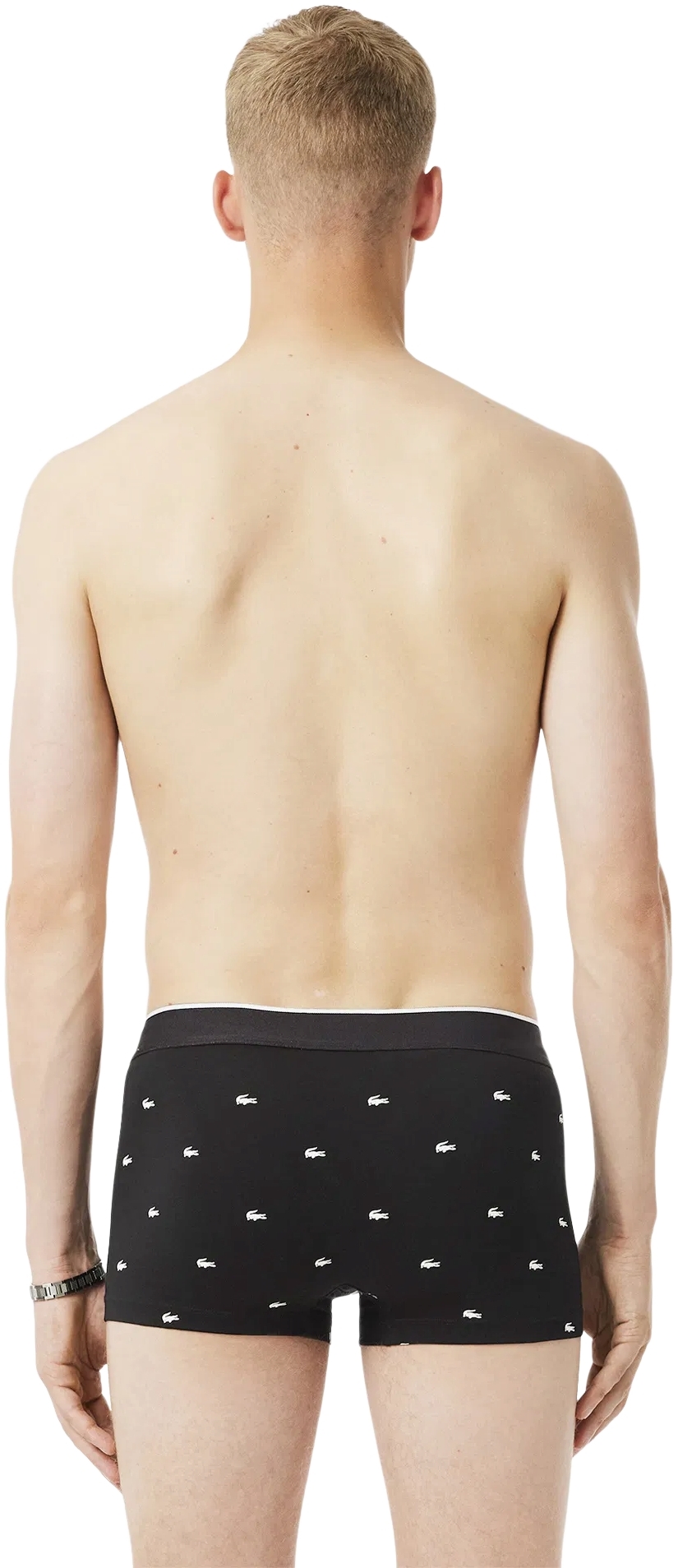 Набор трусов-боксеров Lacoste 5H1299 S 3 шт. черные фото 