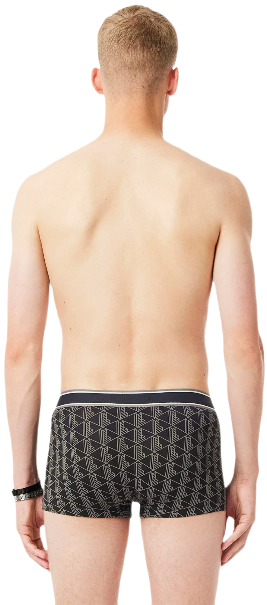 Набір трусів-боксерів чоловічих Lacoste 5H4970 XL 3 шт. чорніфото