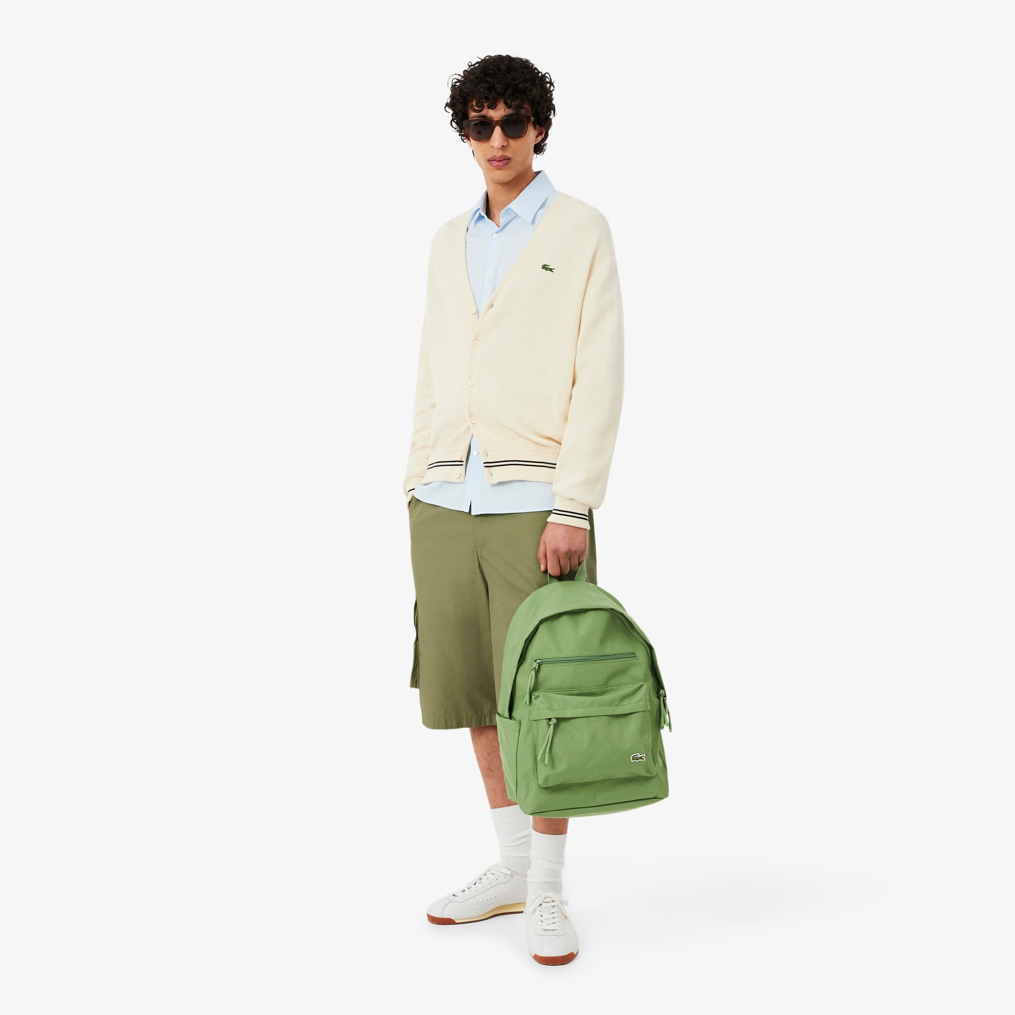 Рюкзак унісекс Lacoste NU5180NET24 зеленийфото