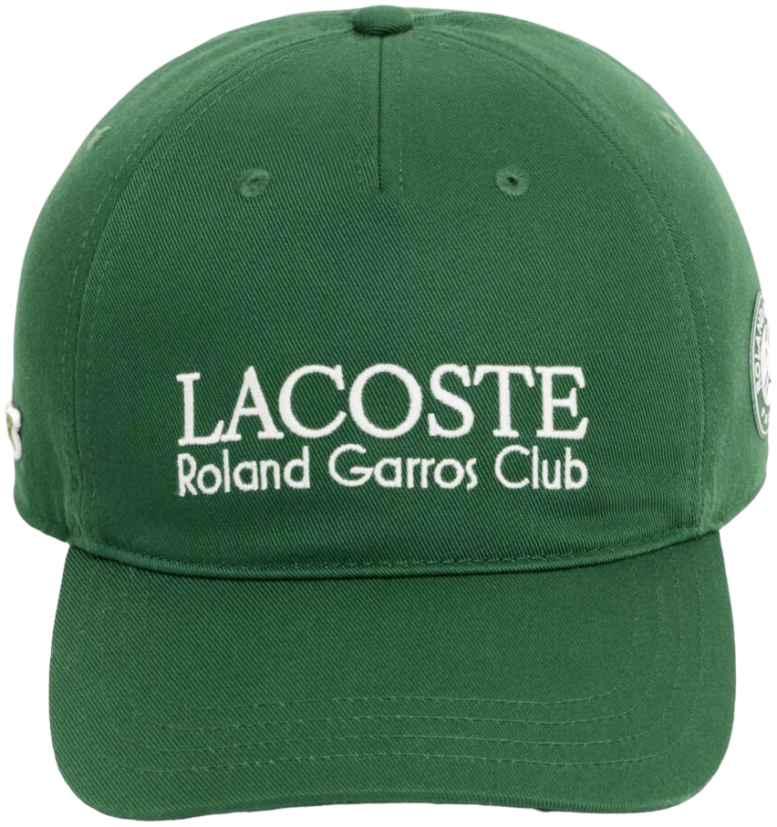 Кепка Lacoste Roland-Garros Edition RK0378-132 L зеленая фото 