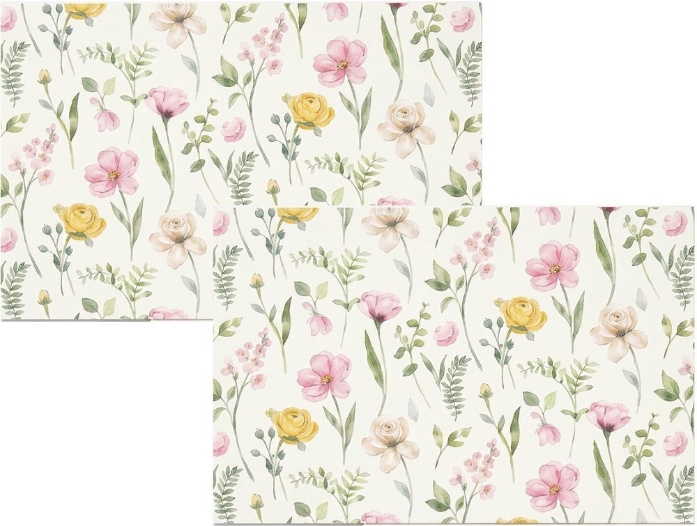 Набір серветок сервірувальних ARDESTO Spring flowers 30х45см, білий (ART15FL)фото