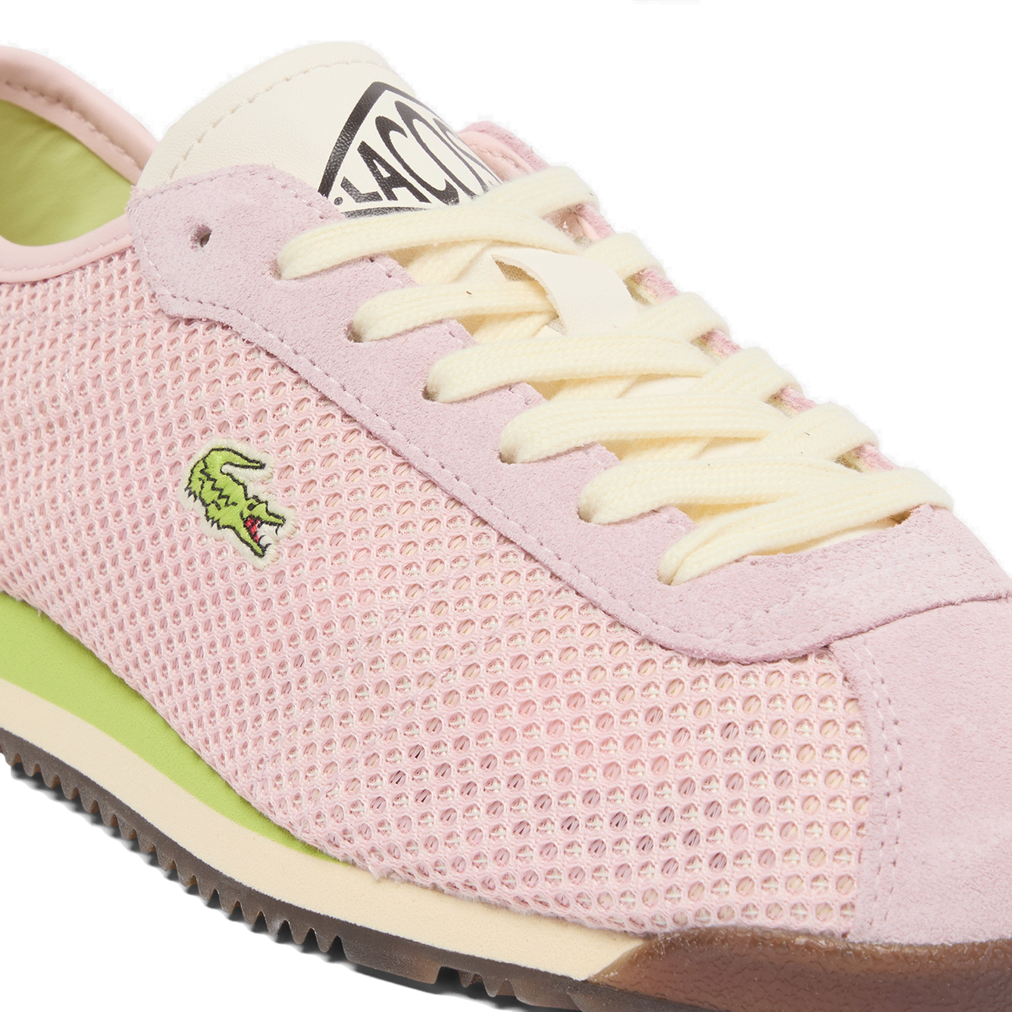 Кроссовки женские Lacoste Club-Low 751SFA0051-AOT 38 (5 UK) розовые фото 