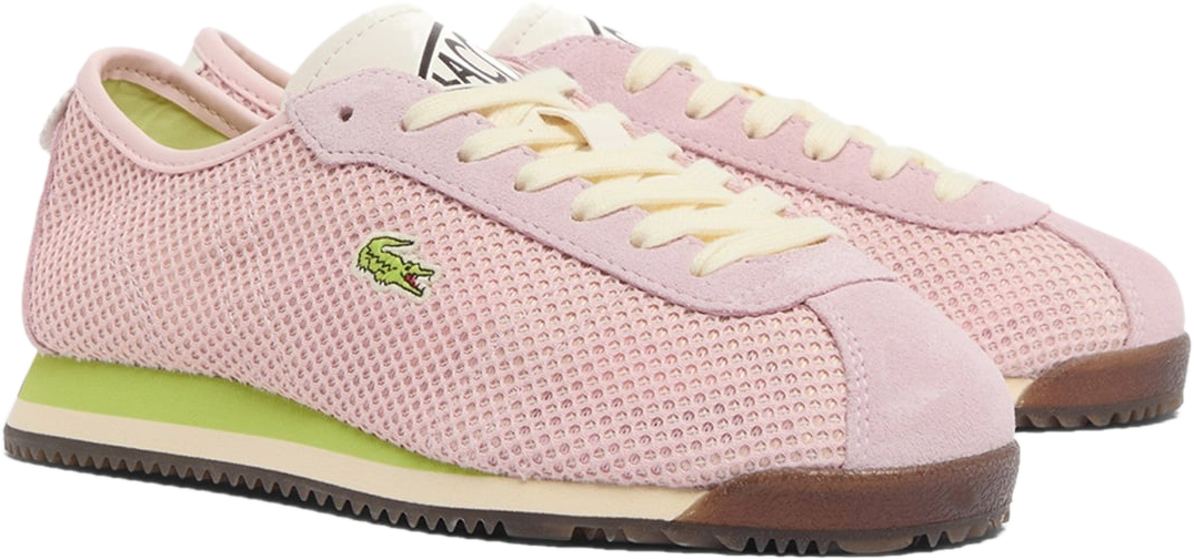 Кроссовки женские Lacoste Club-Low 751SFA0051-AOT 40 (6,5 UK) розовые фото 