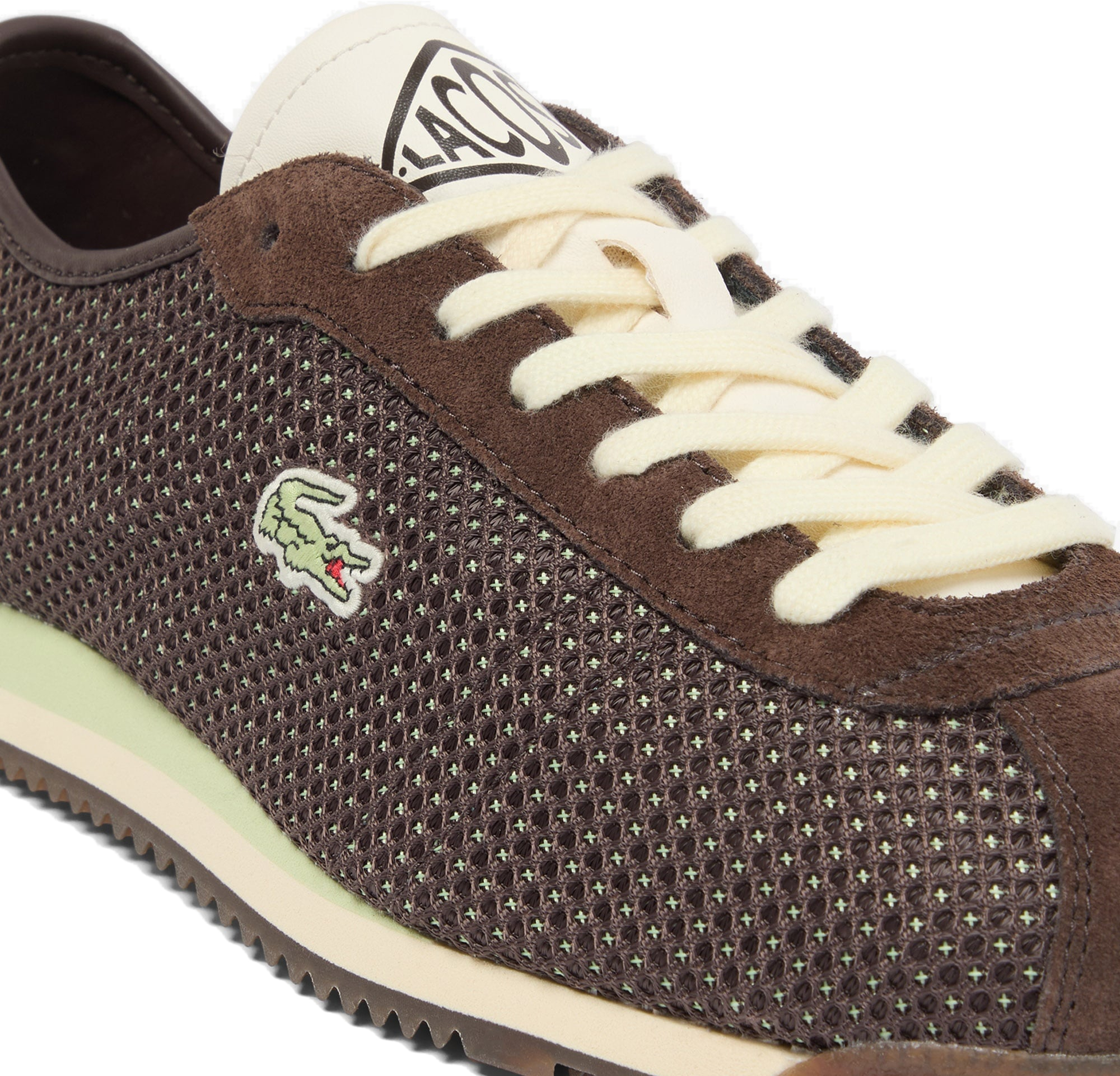 Кроссовки женские Lacoste Club-Low 751SFA0051-AQ5 37,5 (4,5 UK) коричневые фото 