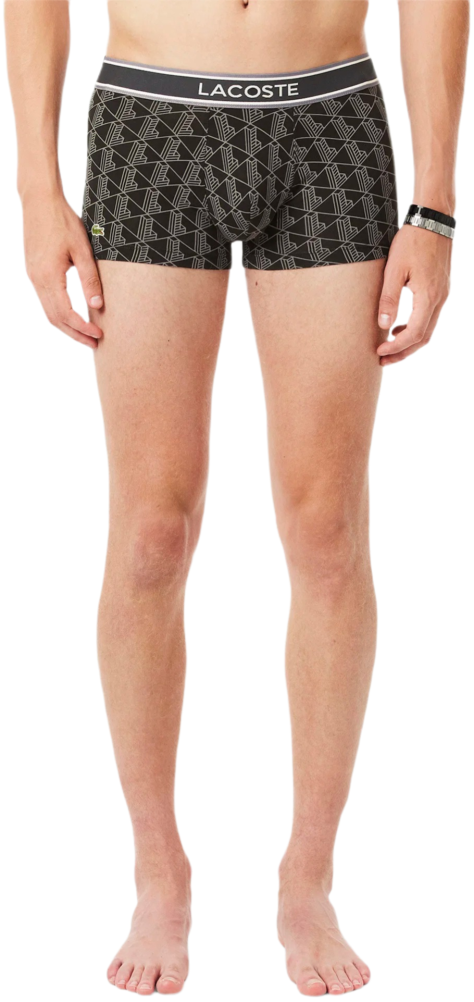 Набор трусов-боксеров Lacoste 5H4970 2XL 3 шт. черные фото 