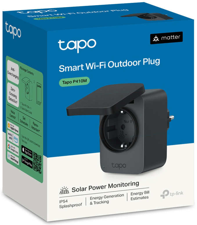 Смарт-розетка TP-LINK Tapo P410M N300 (TAPO-P410M) фото 