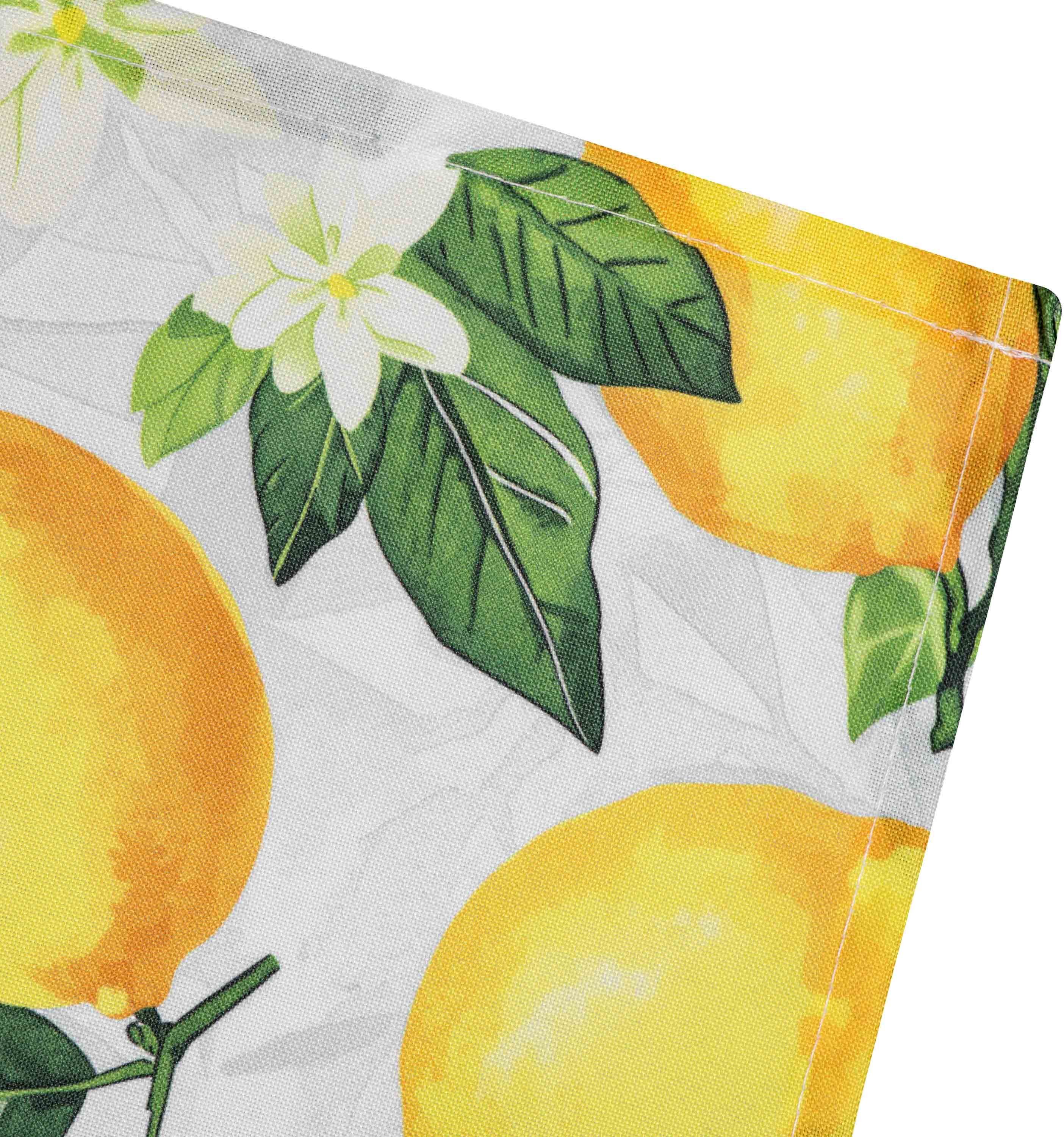 Скатерть ARDESTO Sicilian lemons 140х180см, зеленый (ART08LM) фото3