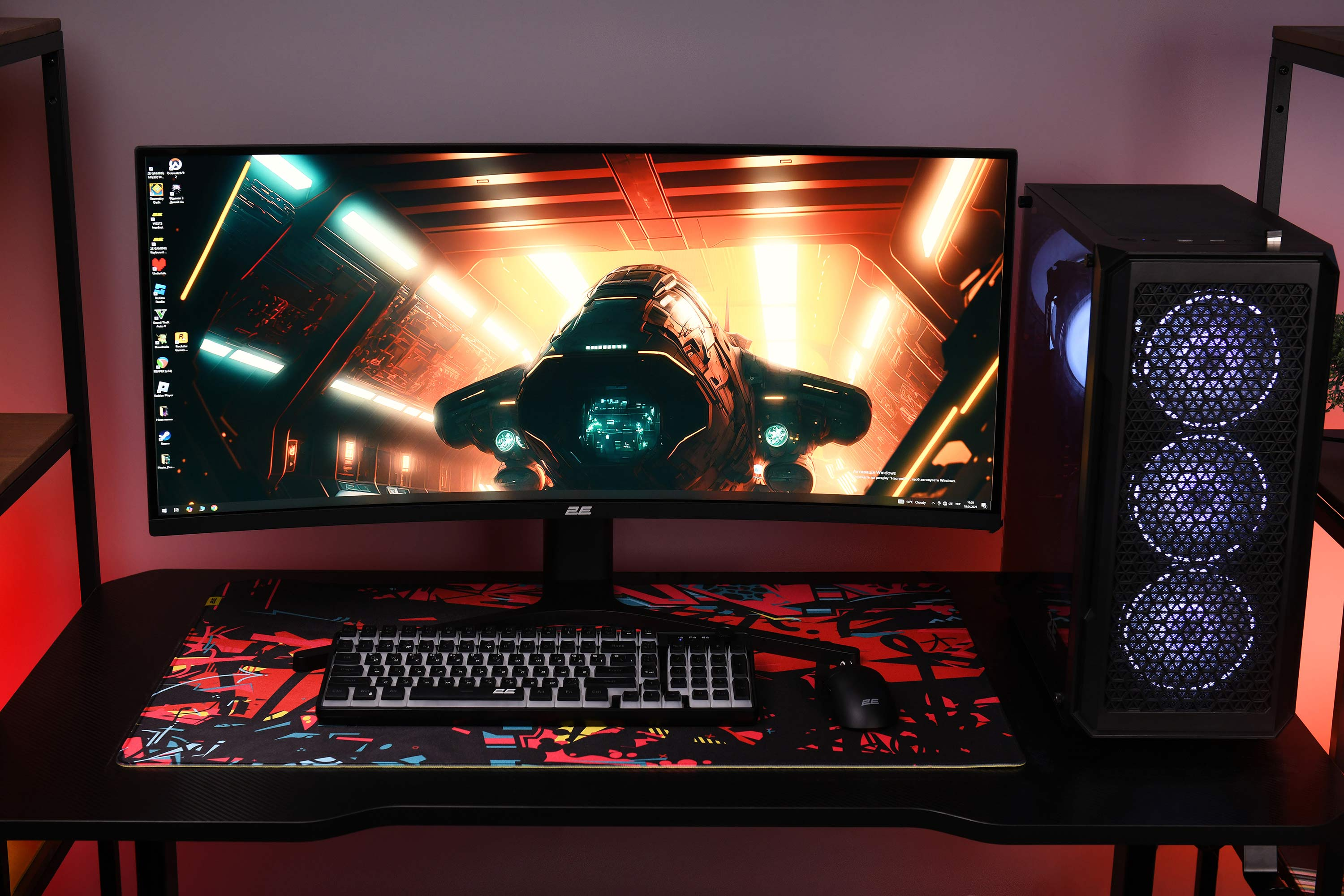 Монитор 34" 2E GAMING R3426B (2E-R3426B-01.UA) фото 2