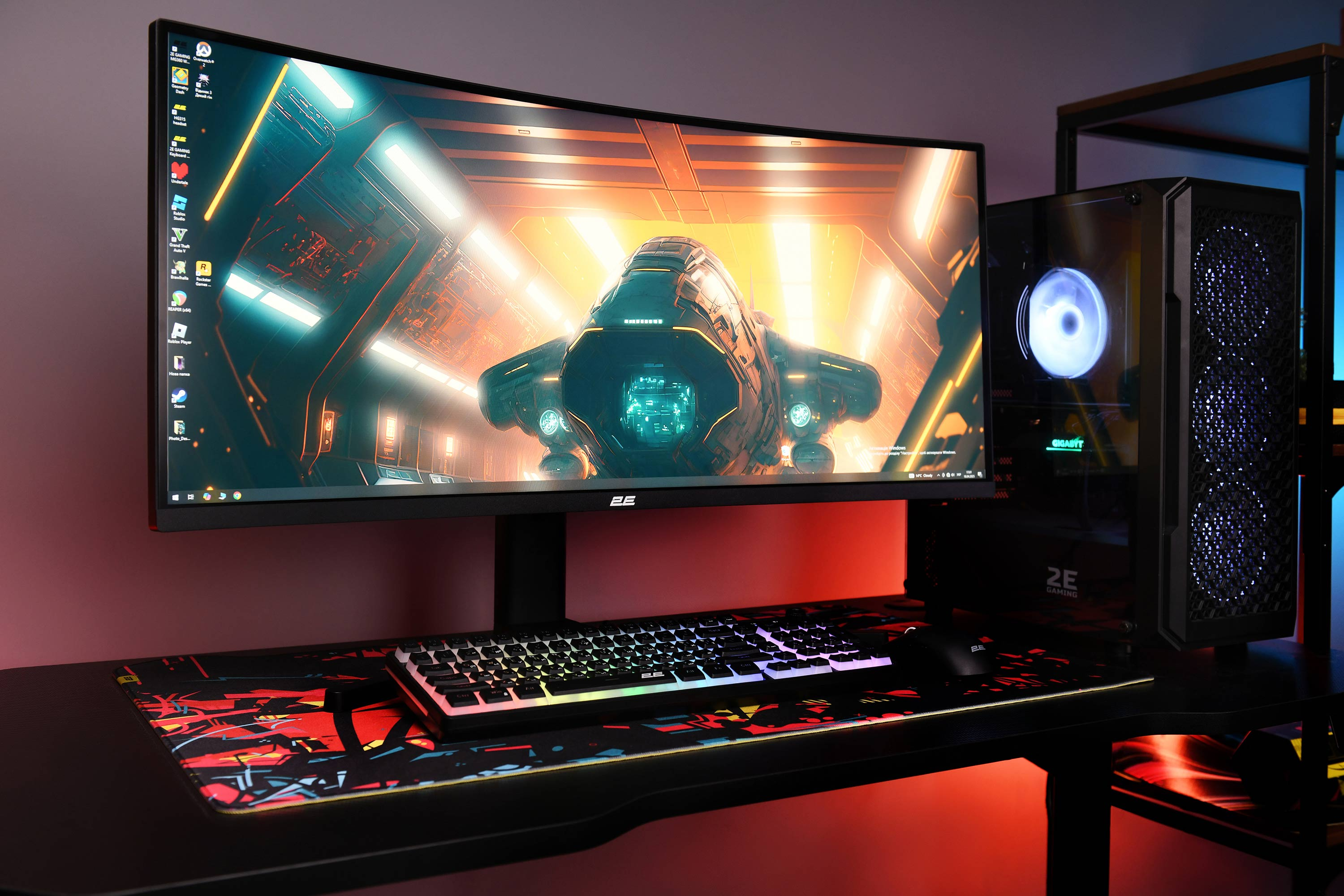 Монитор 34" 2E GAMING R3426B (2E-R3426B-01.UA) фото 4